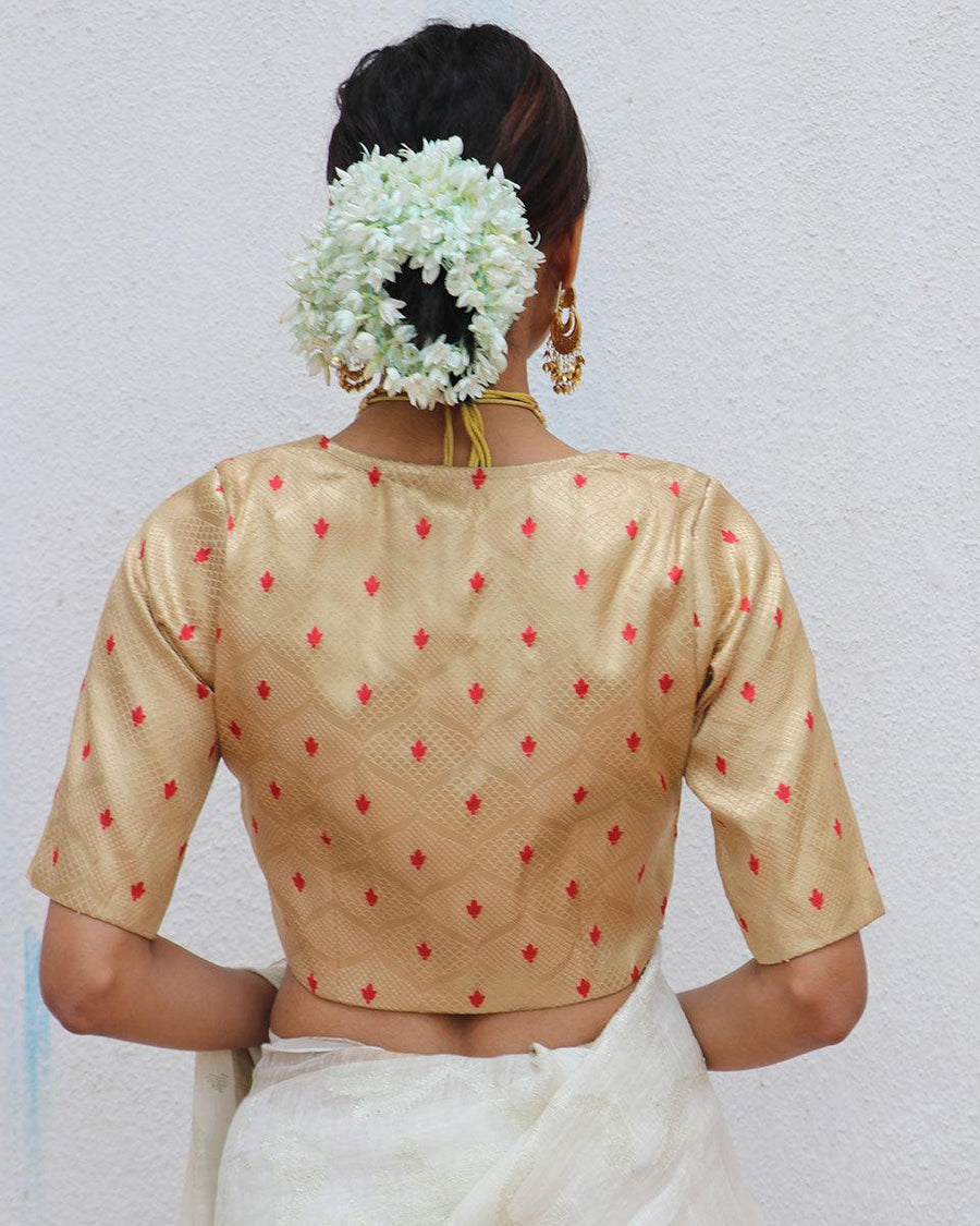Mogra Linen Sari