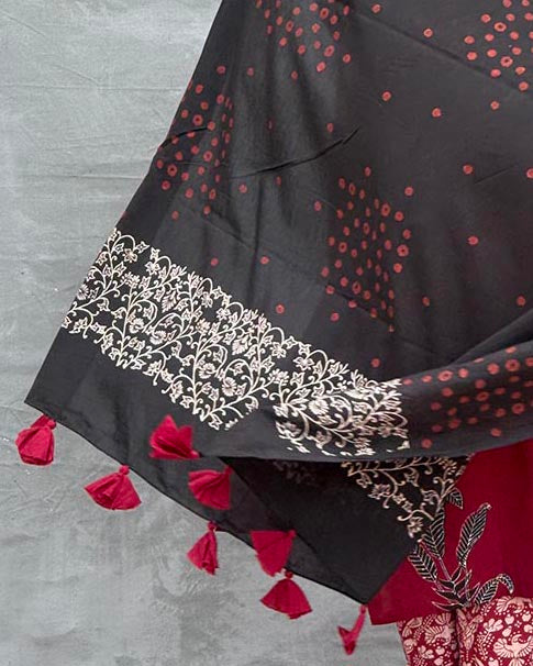 Hymn of Hills Blockprinted Cotton Dupatta