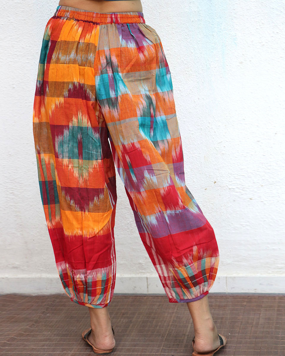 Firaki Gamcha Cotton Pant