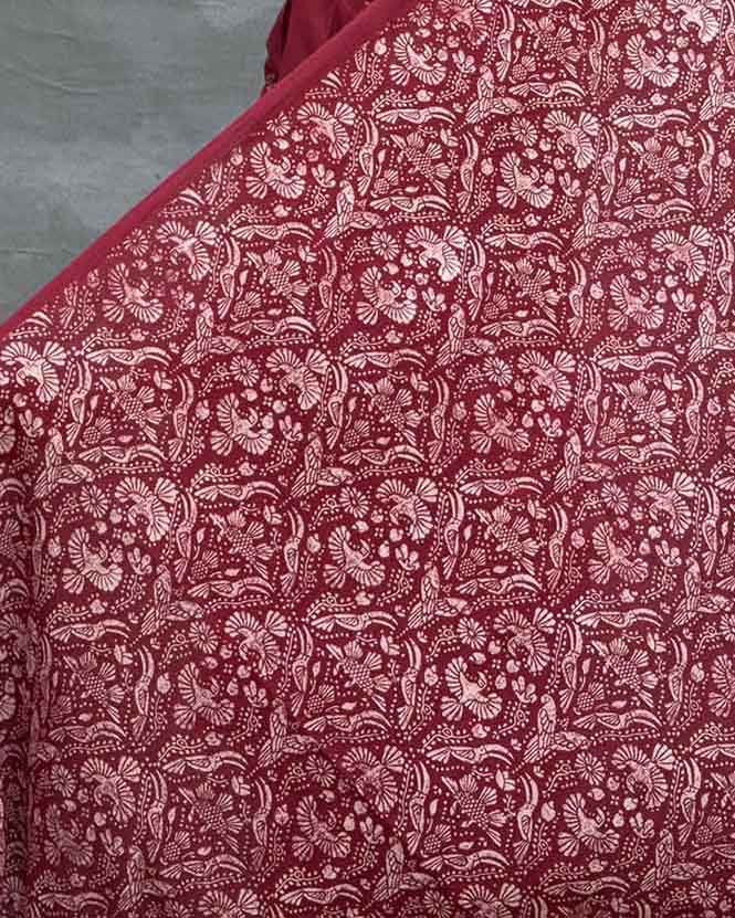 Melody of Meadows Blockprinted Cotton Dupatta