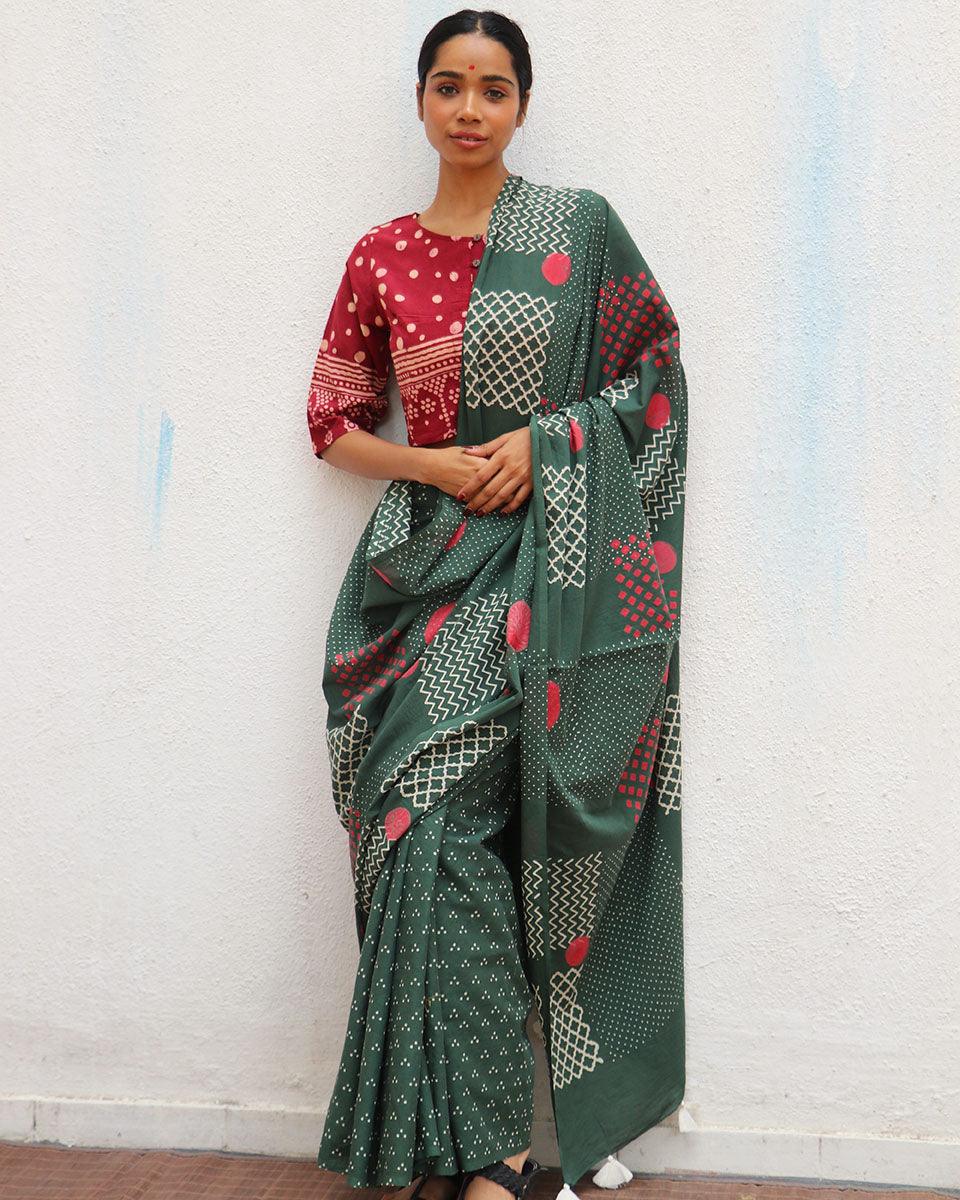 Cotton sarees | Cotton saree for women | Cotton saree online | Cotton saree | Chidiyaa