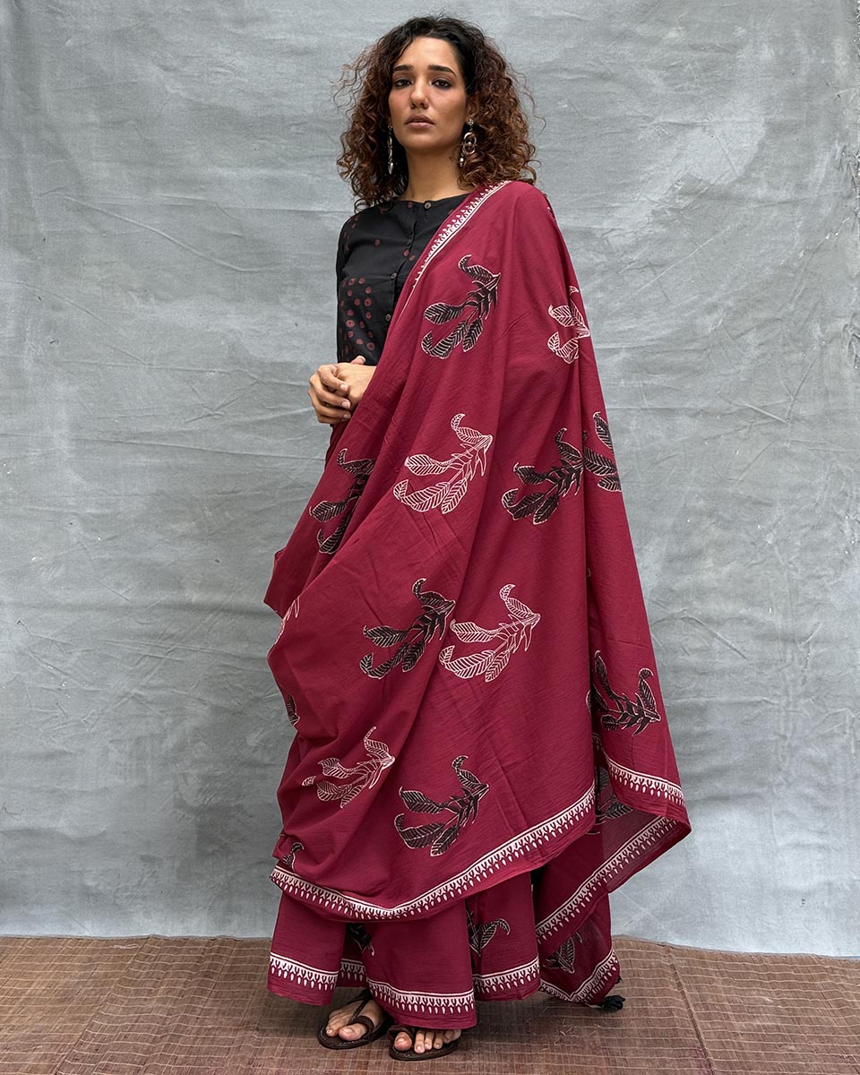 Breeze Blockprinted Cotton Saree