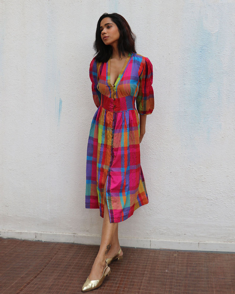 Zehra Handwoven Cotton Dress