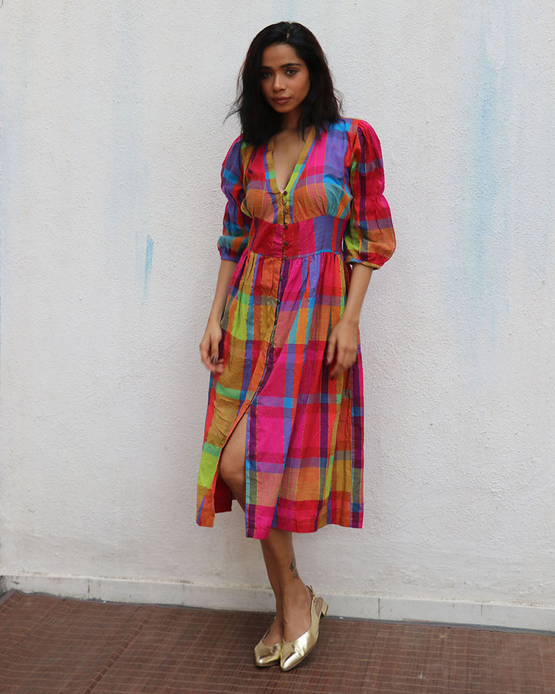 Zehra Handwoven Cotton Dress