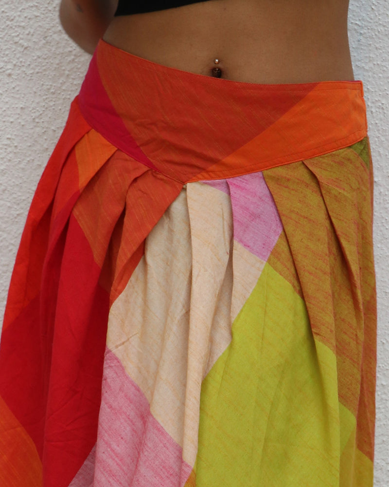 Castilla Handwoven Cotton Skirt