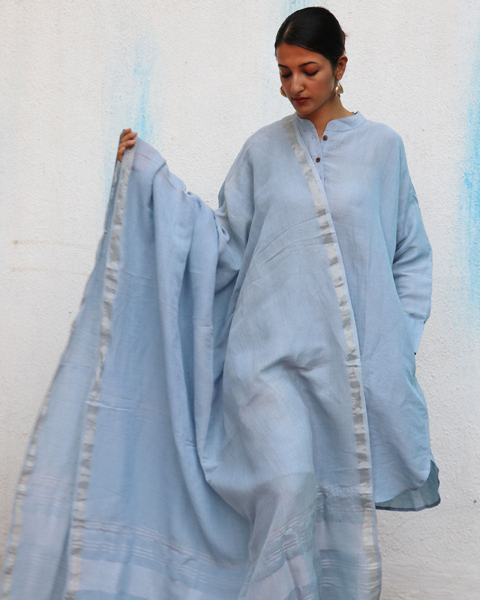 Melrose Handwoven Linen Dupatta