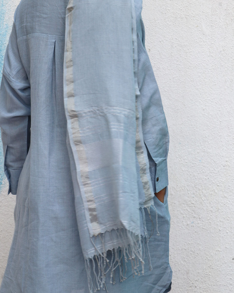 Melrose Handwoven Linen Dupatta