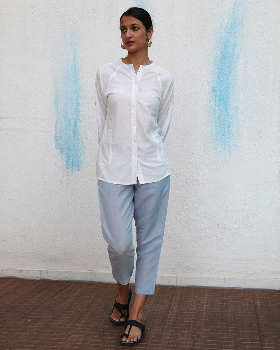 Marilla Handwoven Linen Shirt