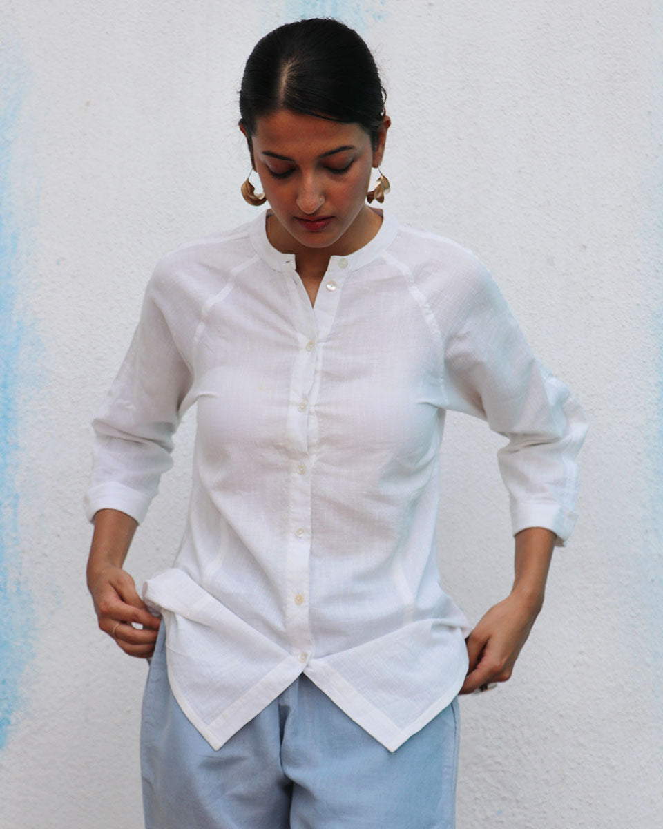 Marilla Handwoven Linen Shirt