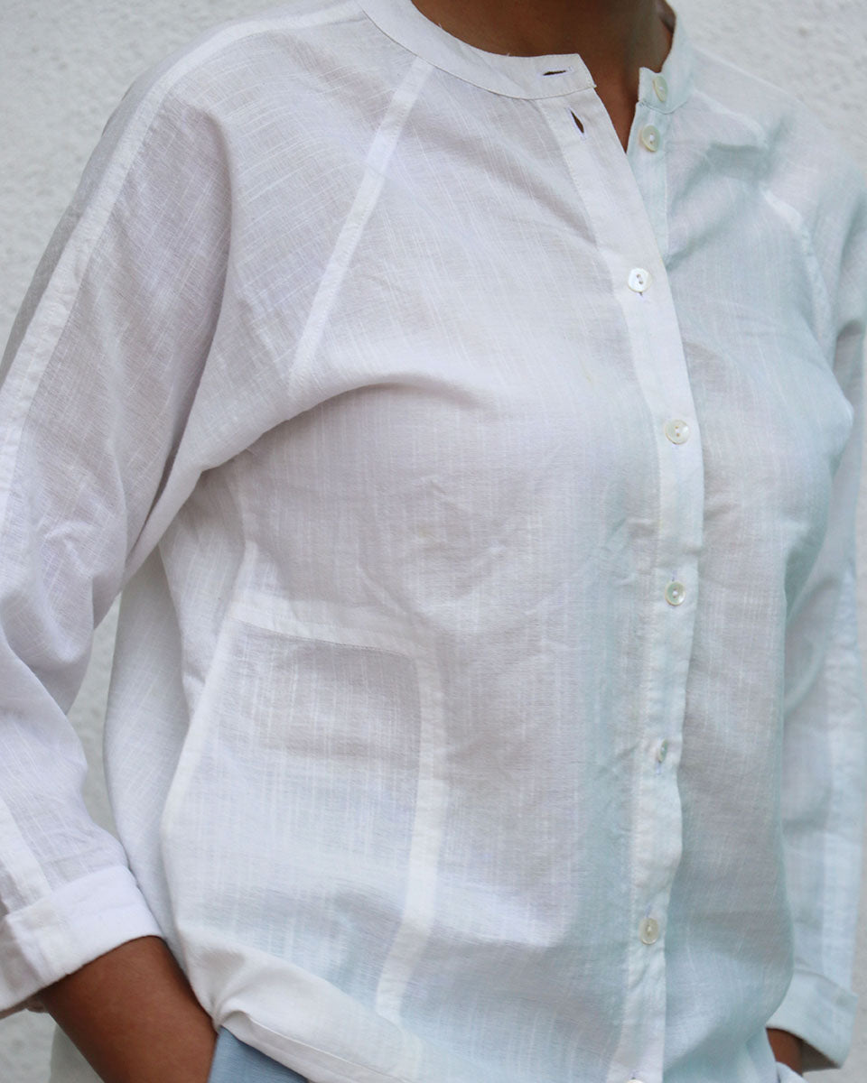 Marilla Handwoven Linen Shirt