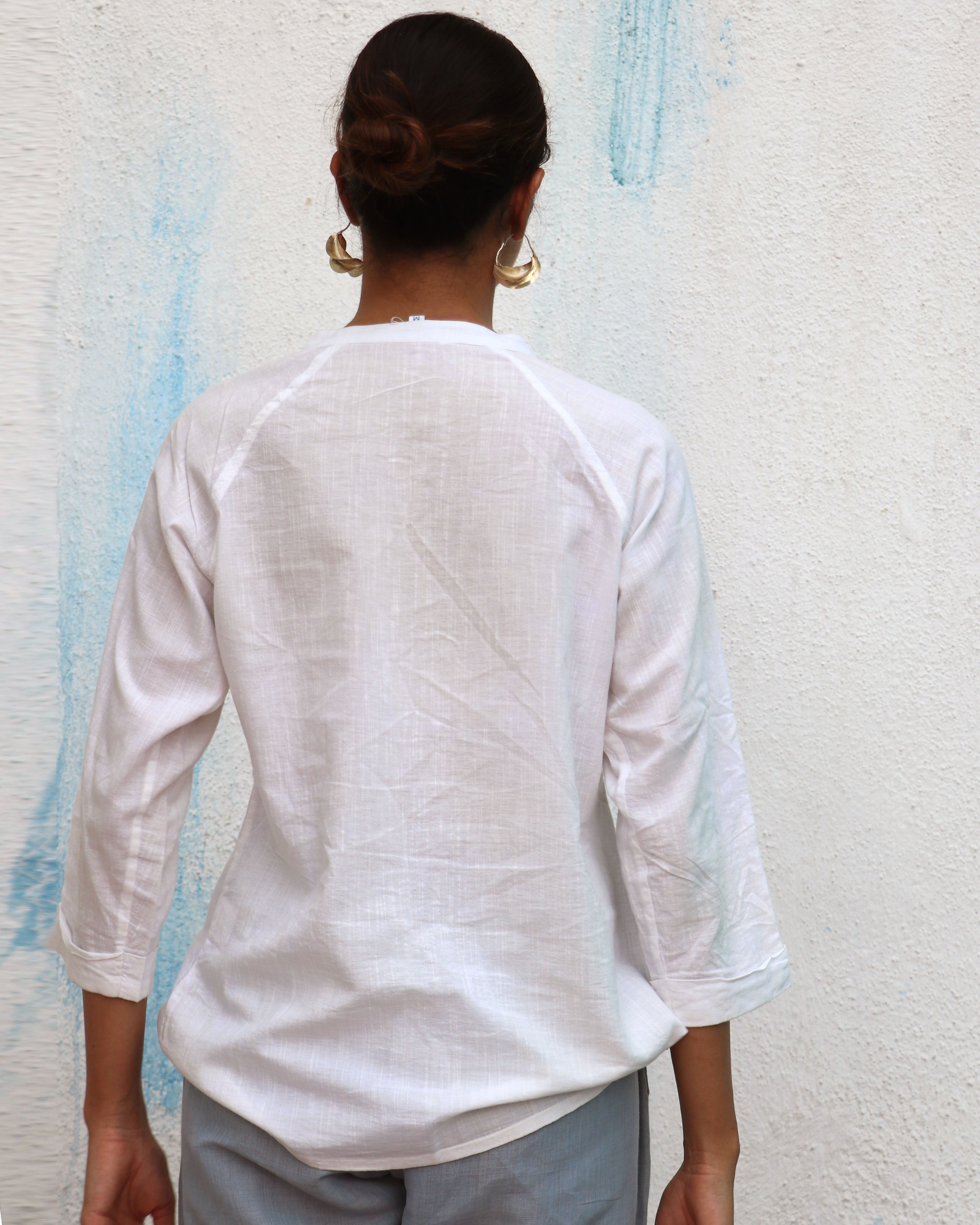 Marilla Handwoven Linen Shirt