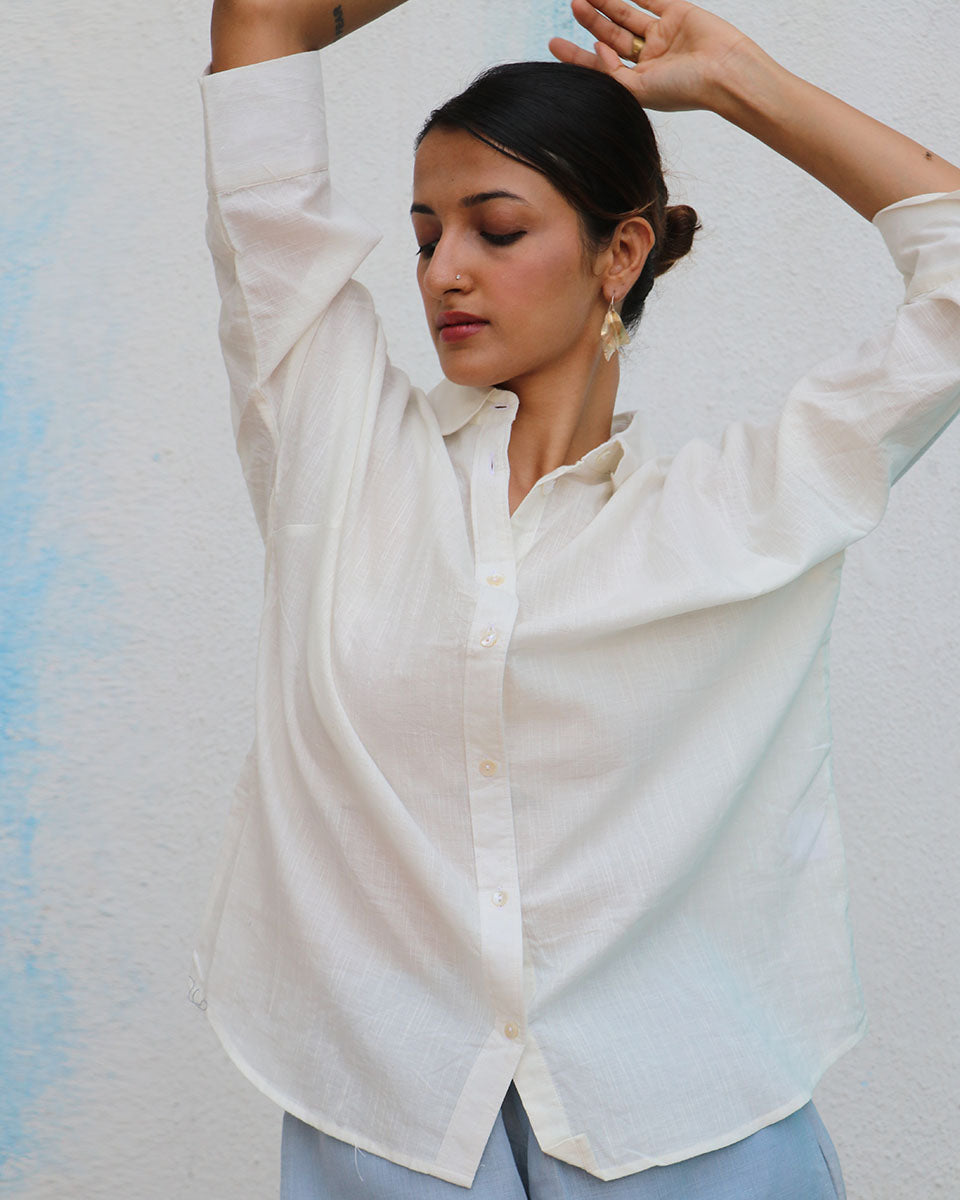 Meryl Handwoven Linen Shirt