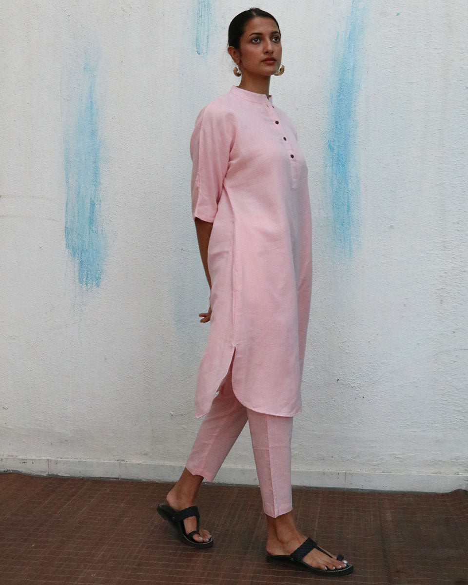 Renée Handwoven Linen Kurta Set