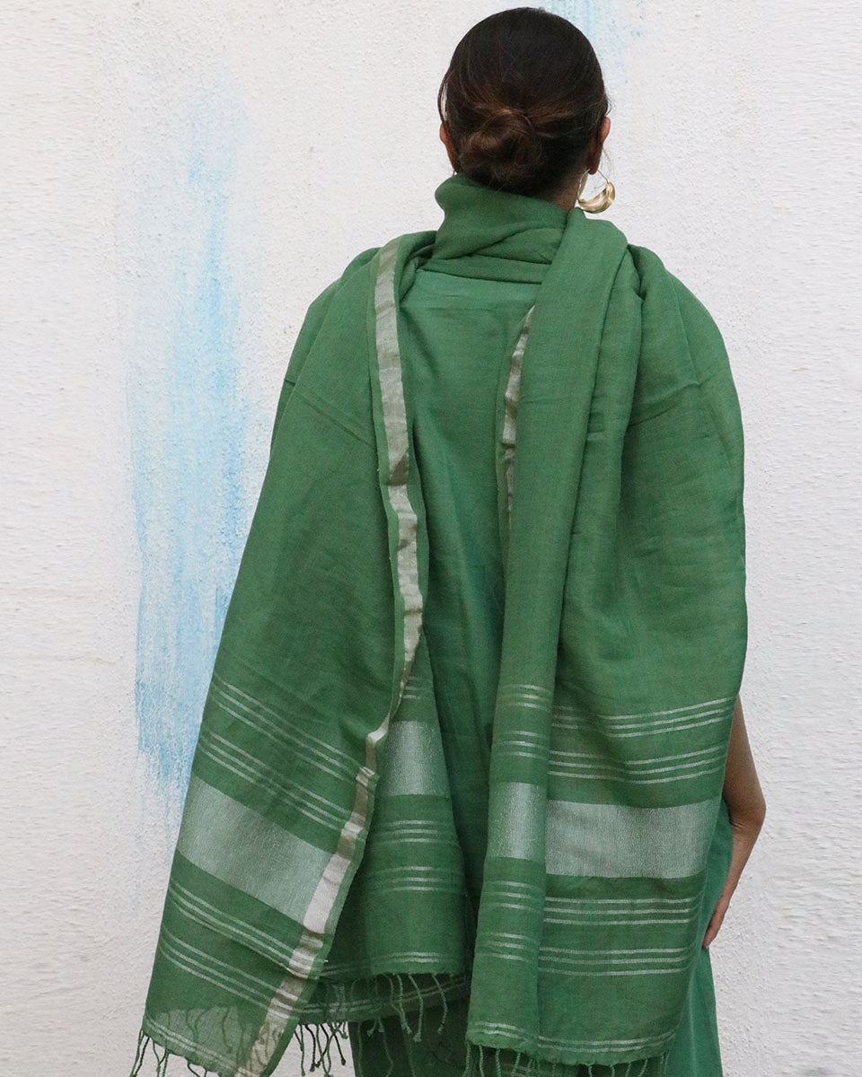 Janine Handwoven Linen Dupatta