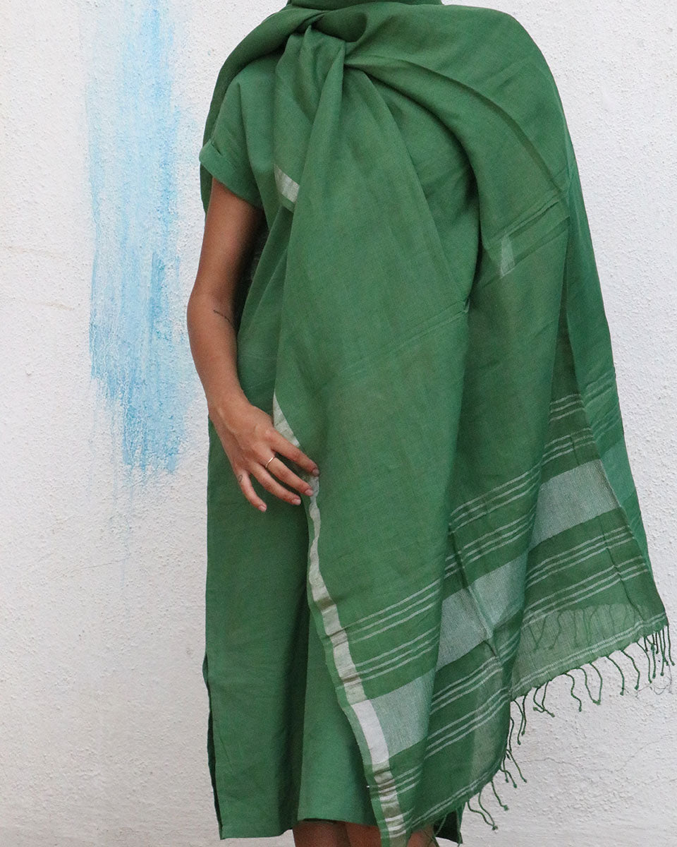 Janine Handwoven Linen Dupatta