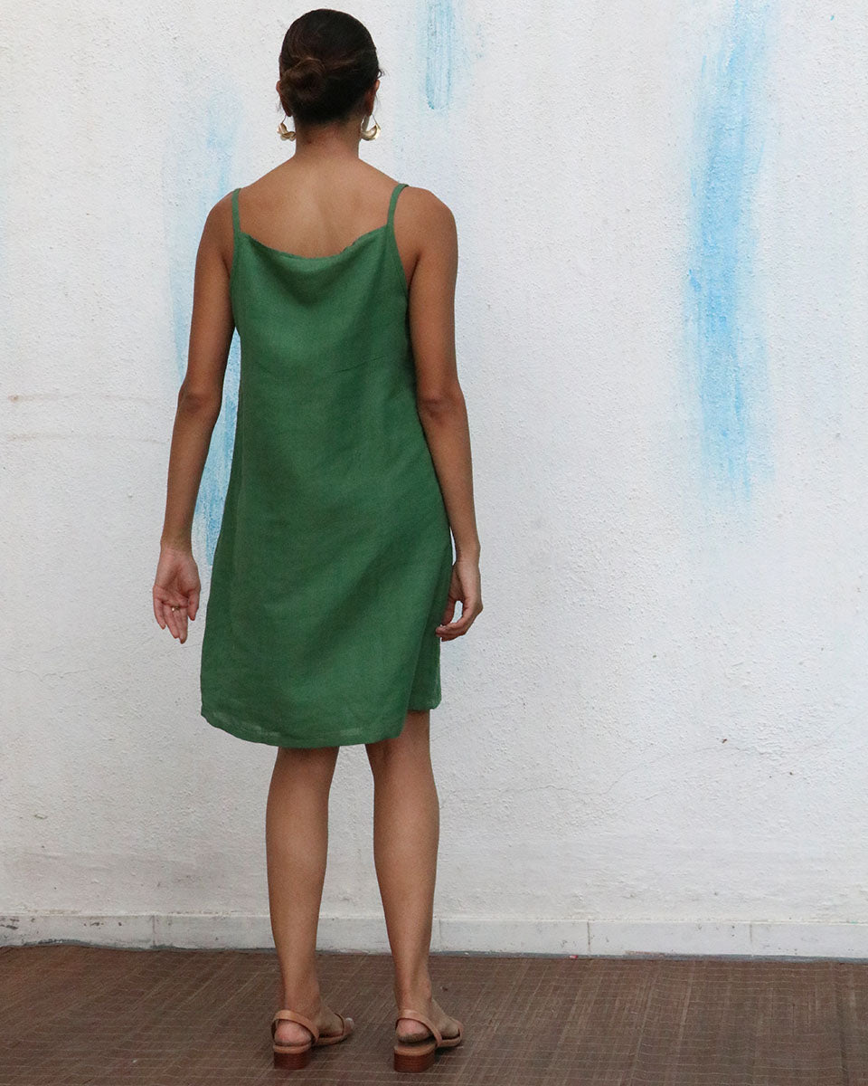 Lana Handwoven Linen Dress