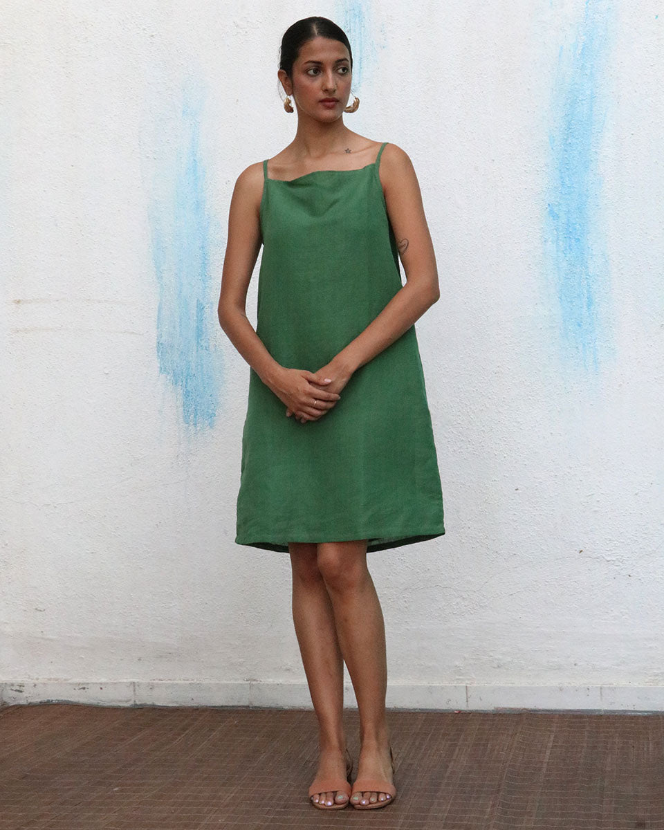 Lana Handwoven Linen Dress