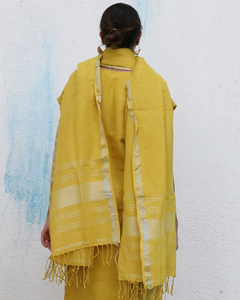 Jules Handwoven Linen Dupatta