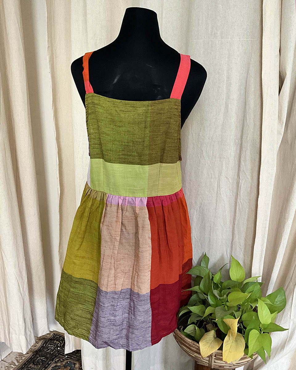 Handwoven cotton dress - Love Despite