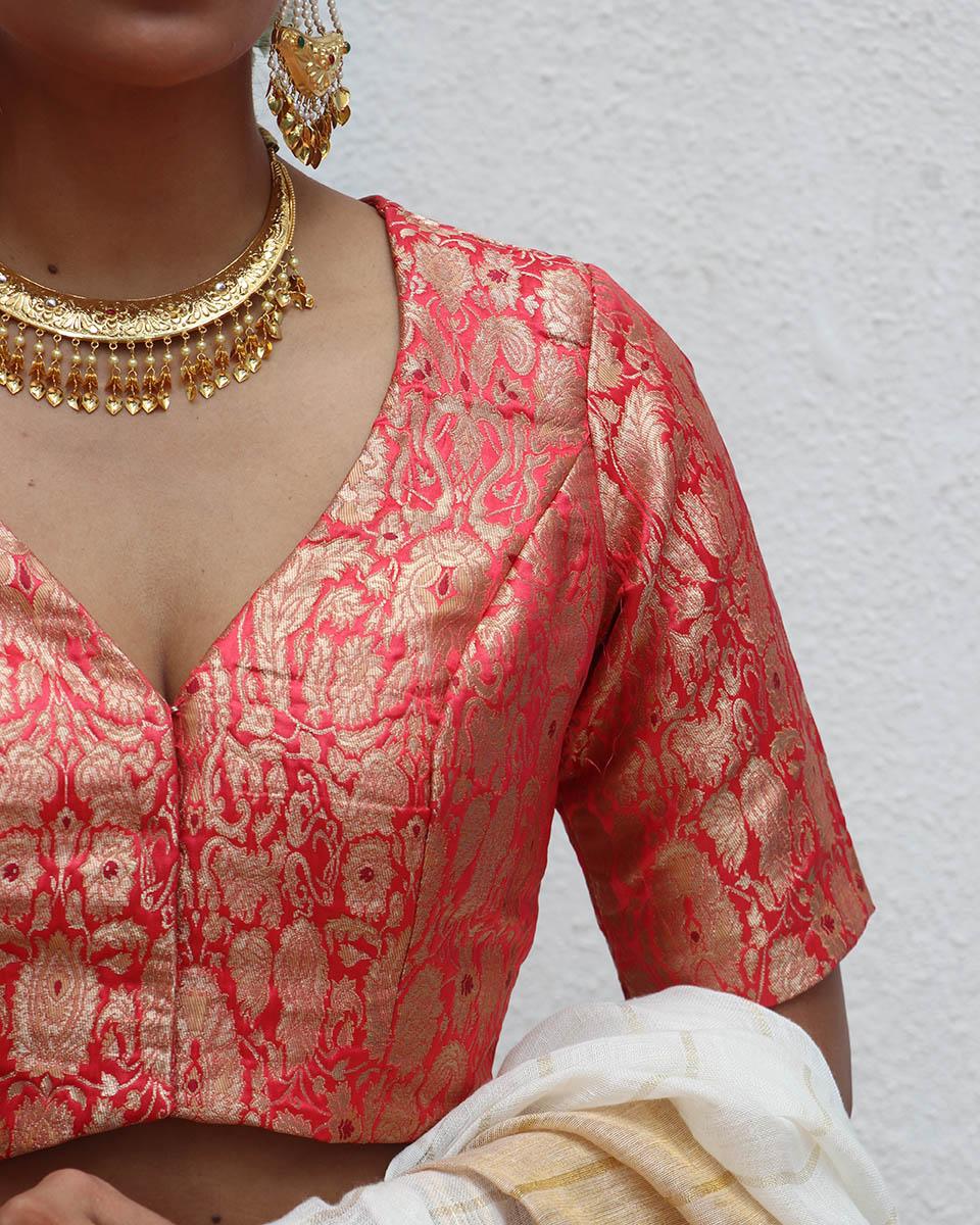 Tarini Brocade Blouse - Onam