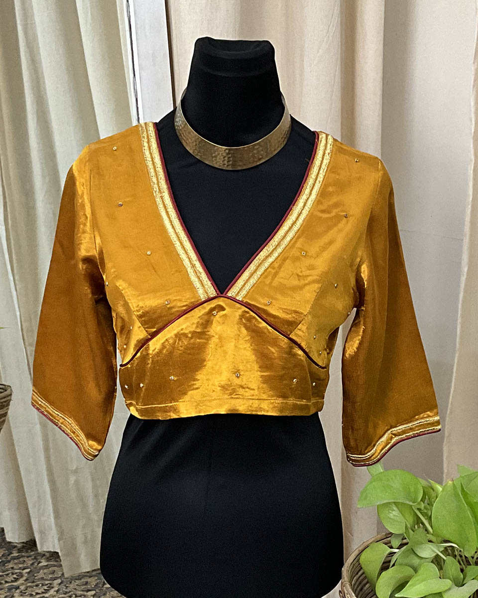 Mashru Silk Blouse - Love Despite