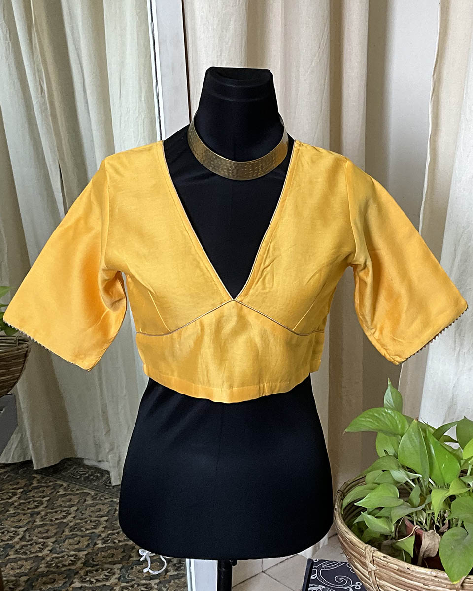 Yellow Cotton Blouse - Love Despite