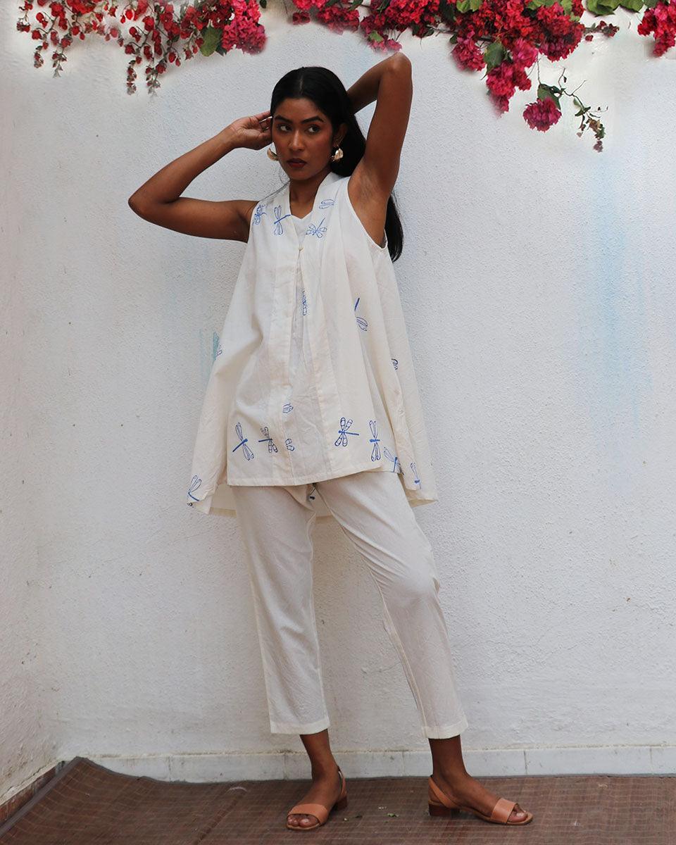 Soha Blockprinted Cotton Top - BGVL