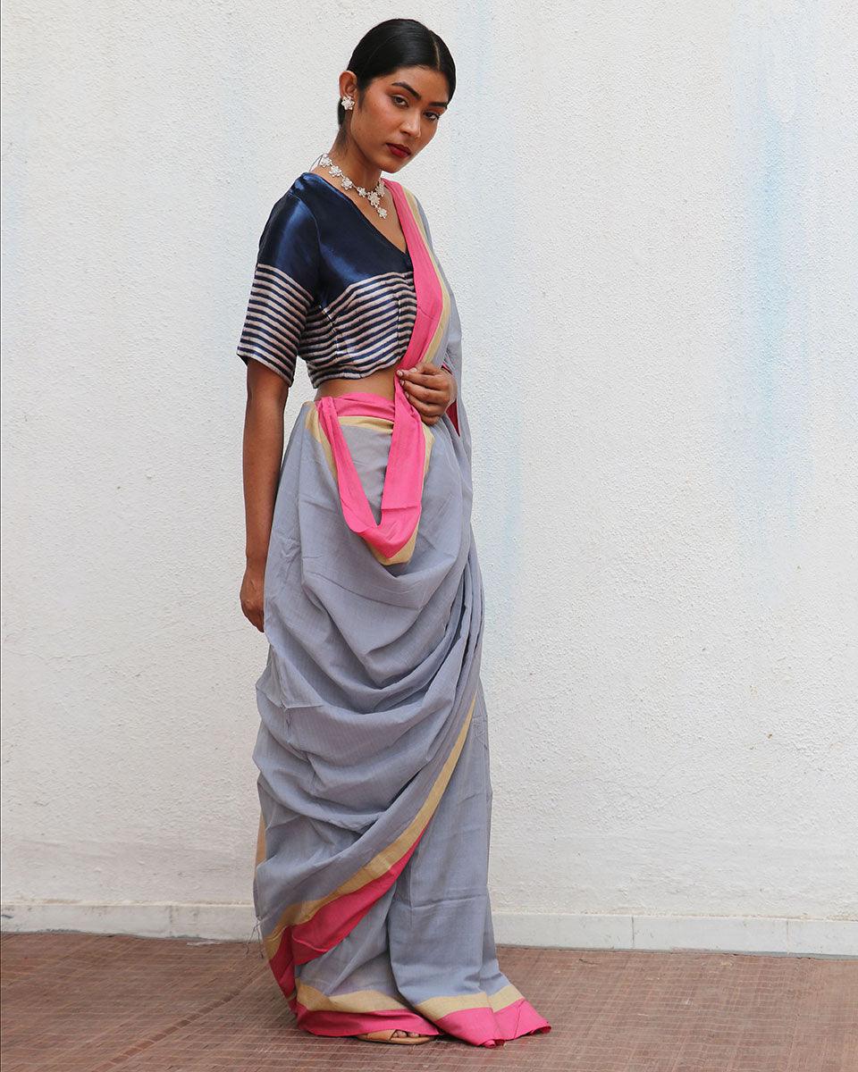 Fiza Handwoven Cotton Saree