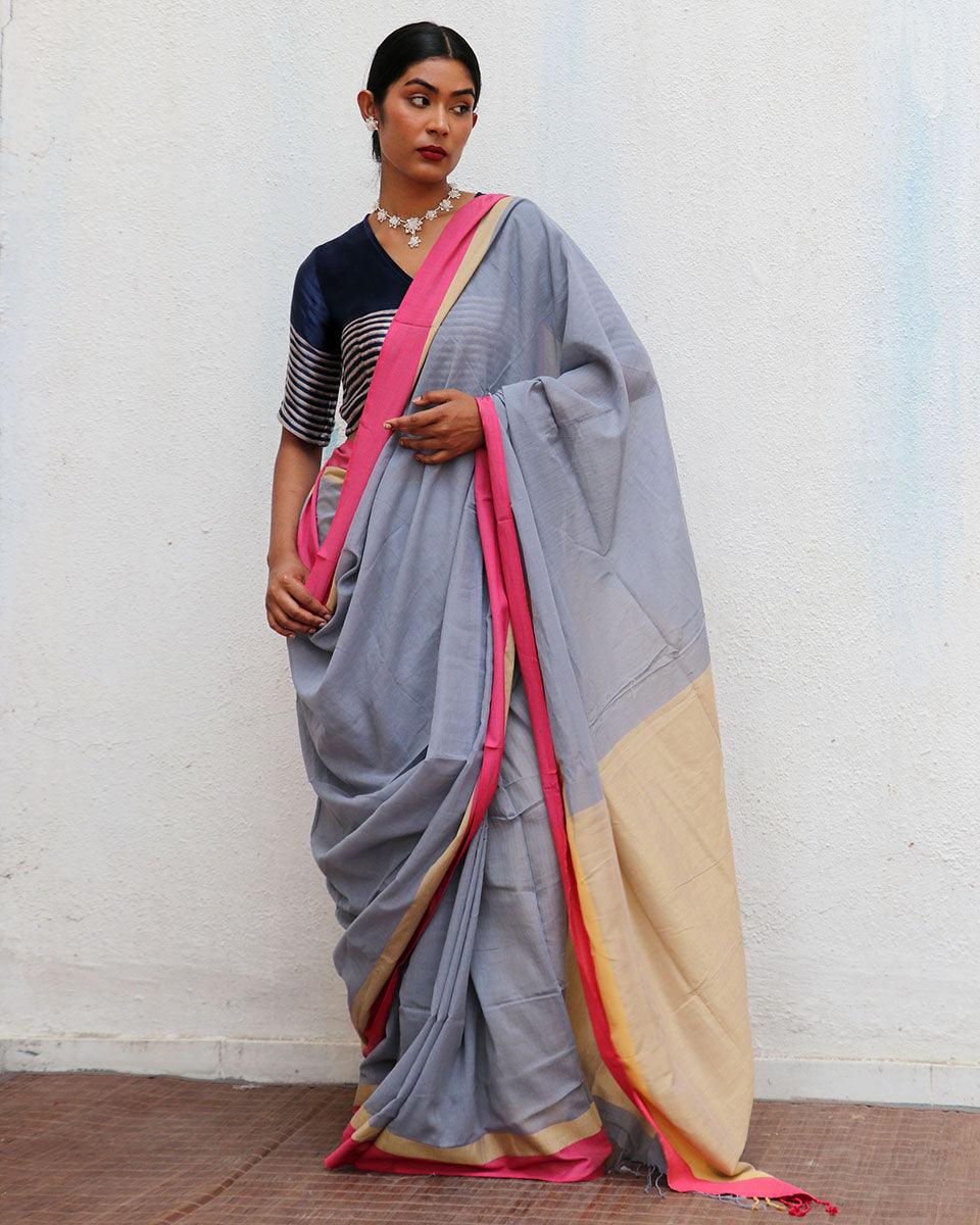 Fiza Handwoven Cotton Saree