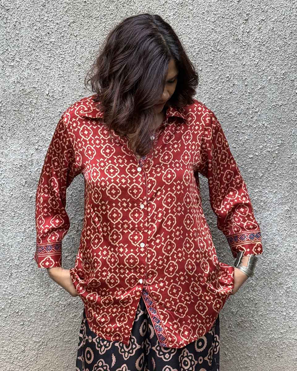 Cleodora Modal Silk Shirt