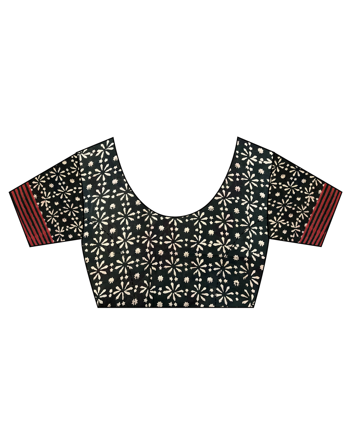 Kohl Designs Buy Kohl Blockprinted Cotton Saree | Sarees for Women