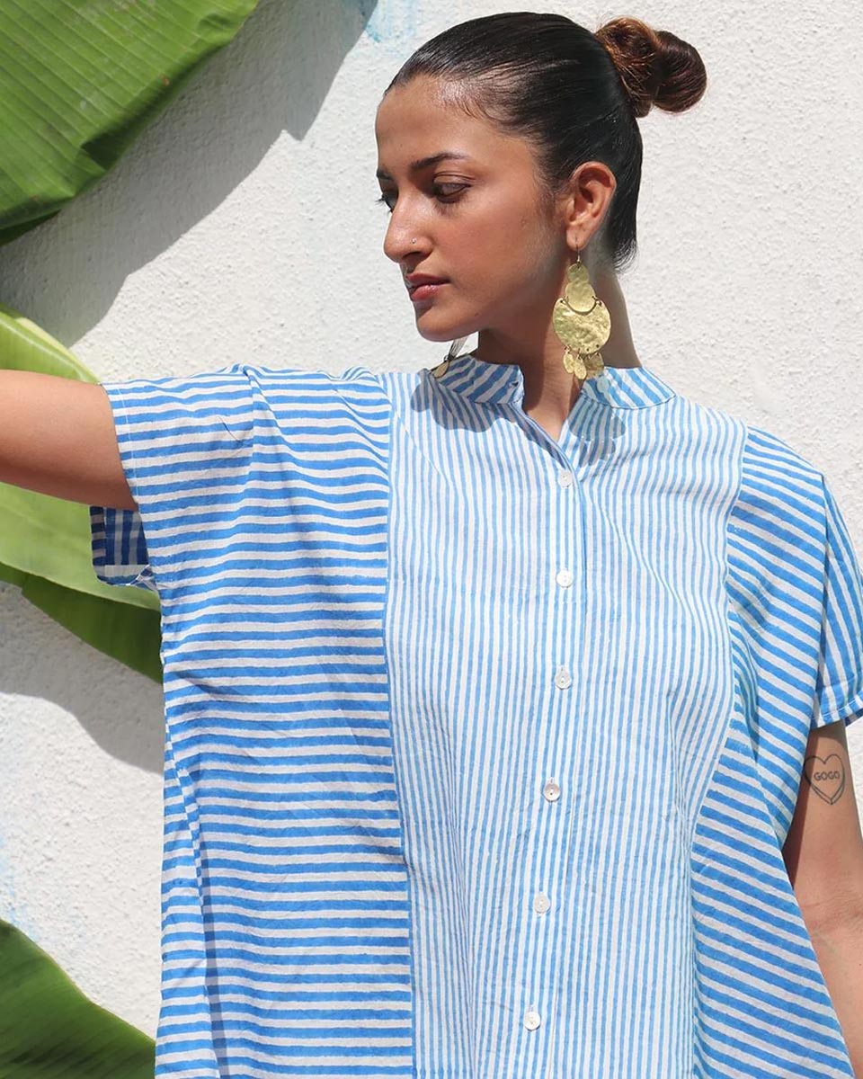 Livianna Handprinted Cotton Top - WITC