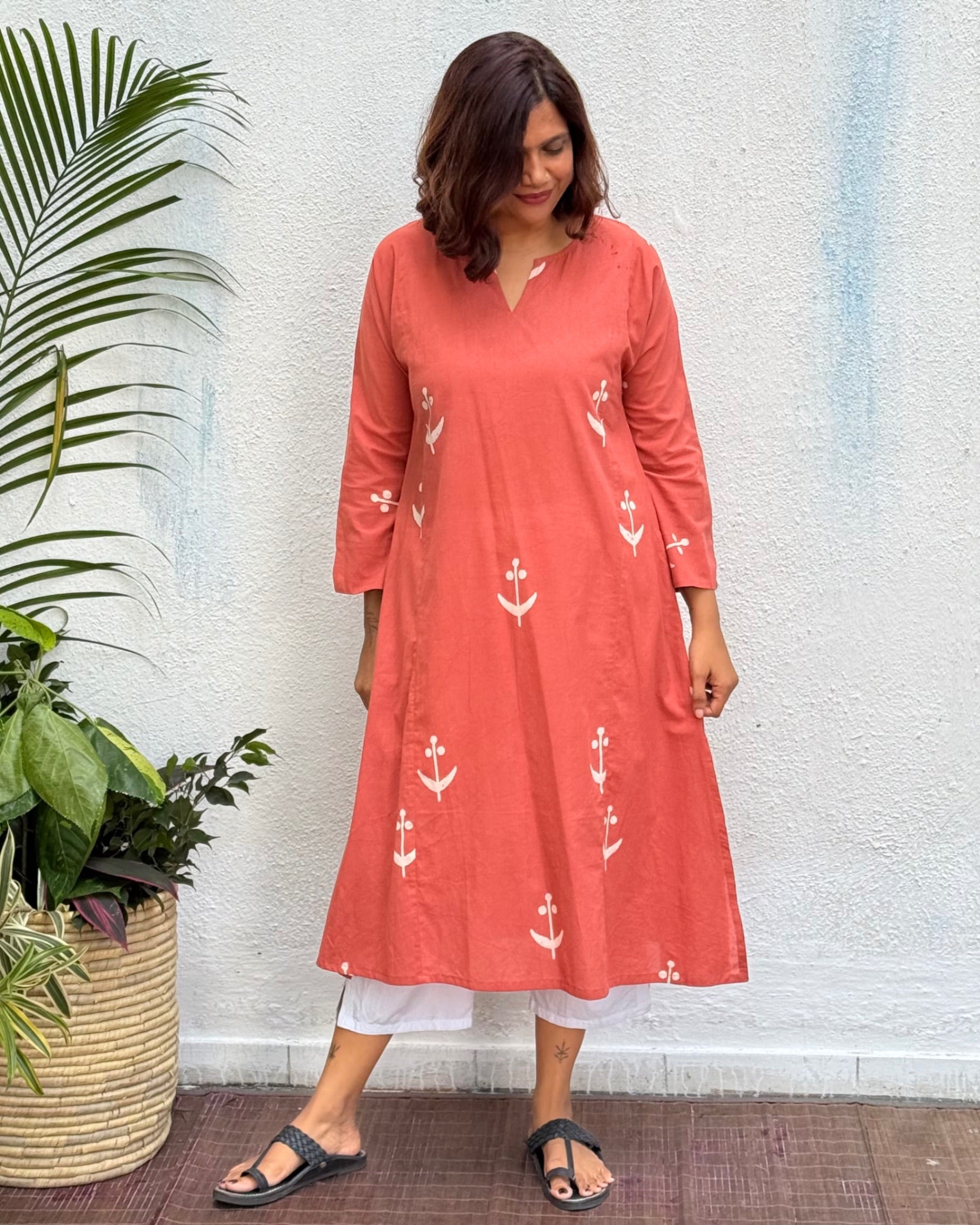 Shama Block Printed Cotton Kurti