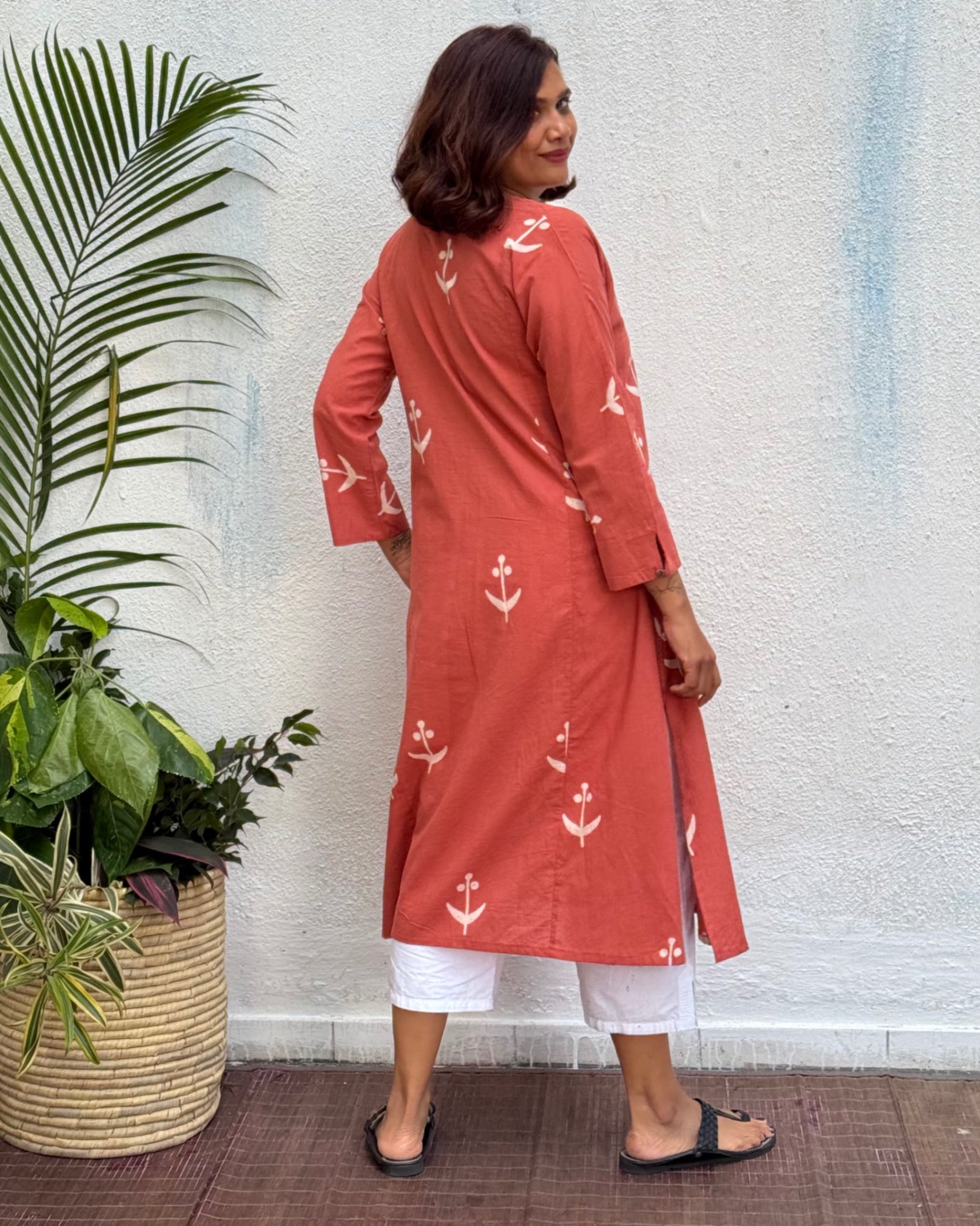 Shama Block Printed Cotton Kurti