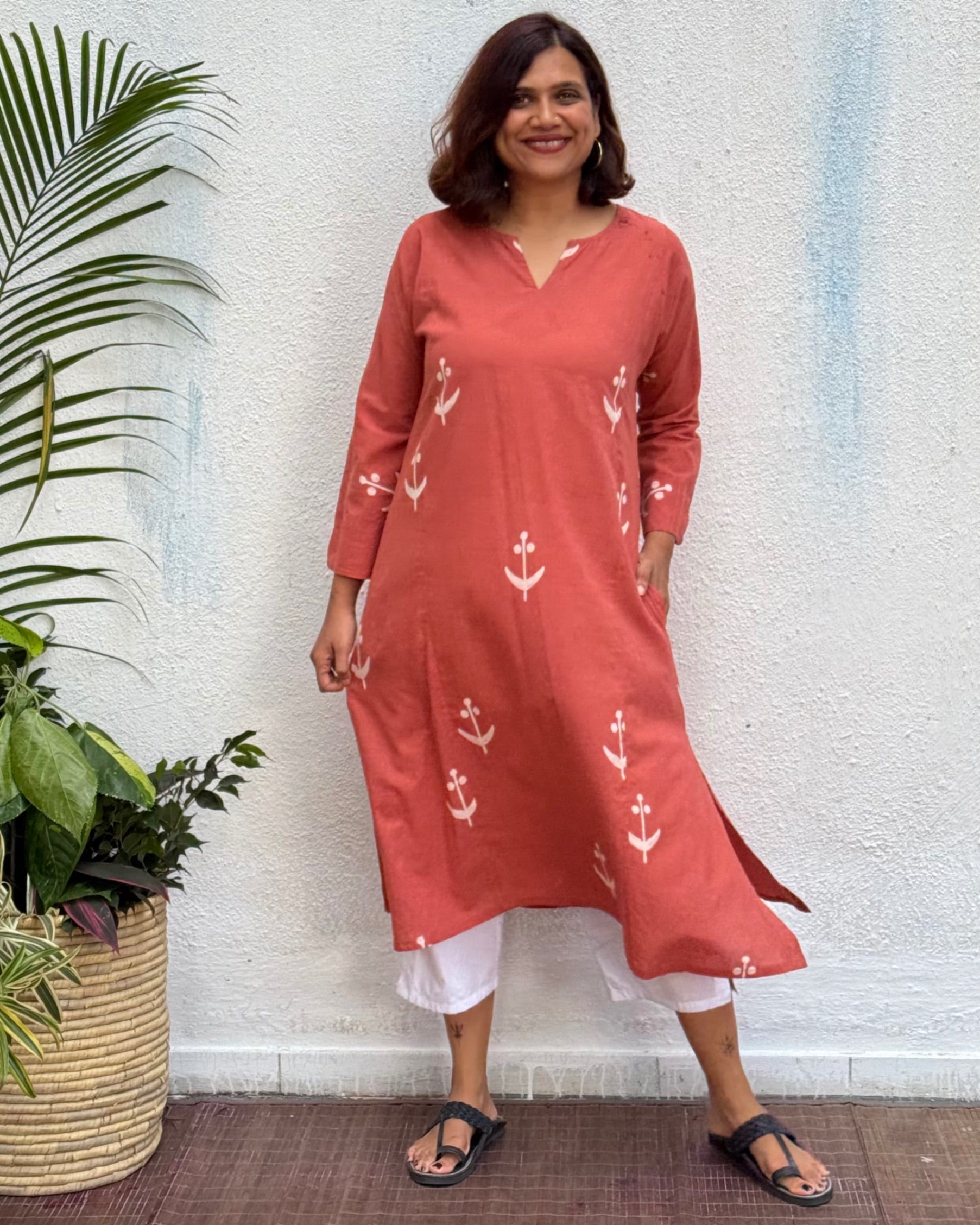 Shama Block Printed Cotton Kurti