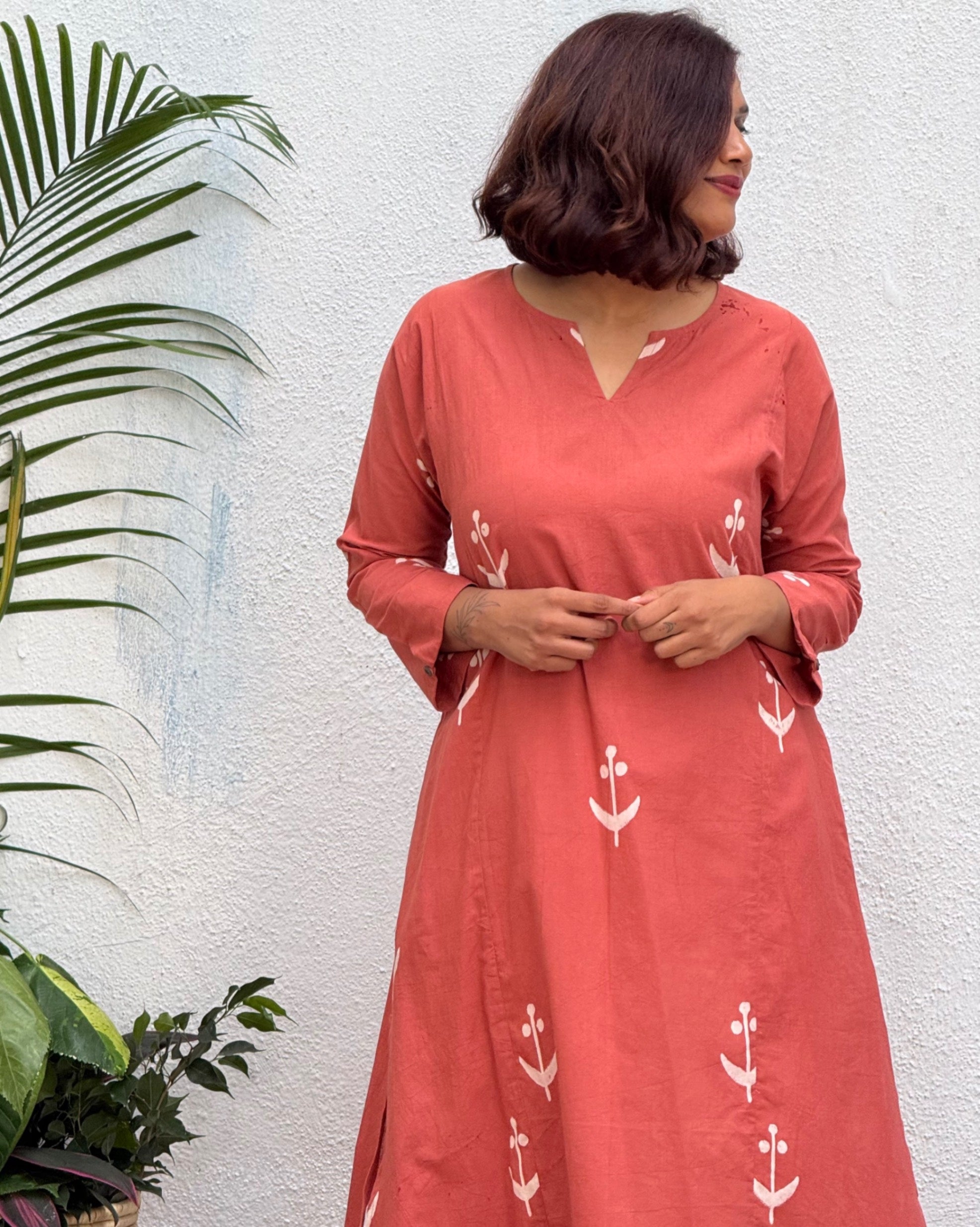 Shama Block Printed Cotton Kurti