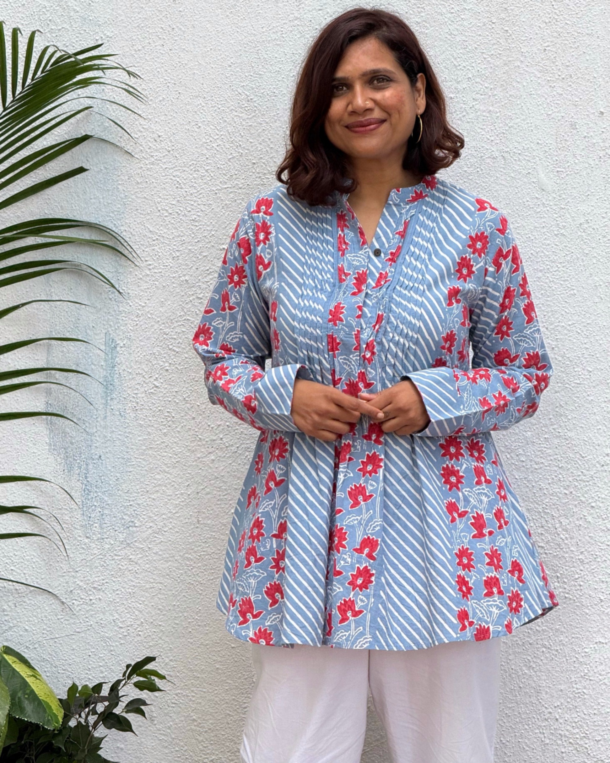 Meher Block Printed Cotton Kurti