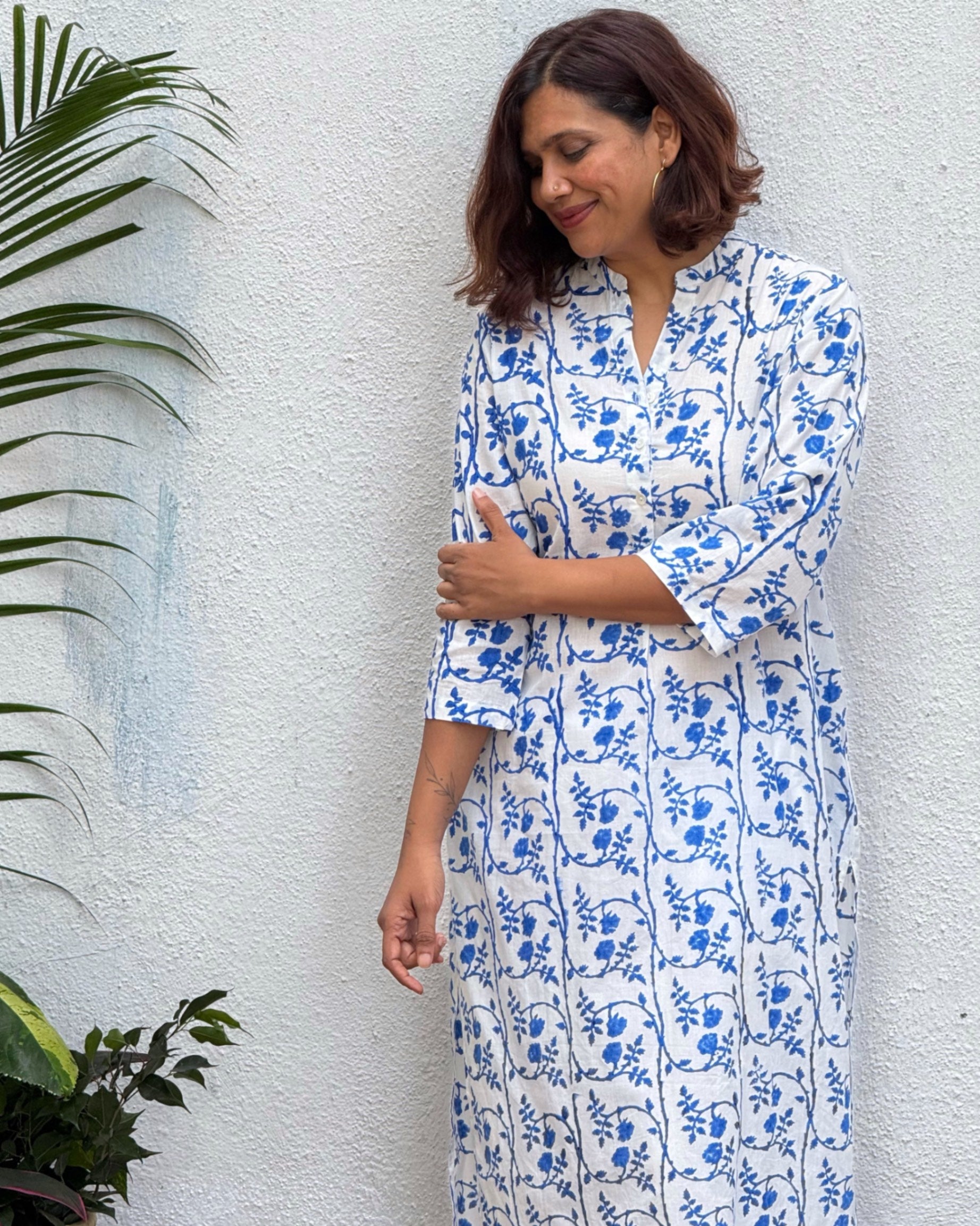 Indrani Block Printed Cotton Kurti