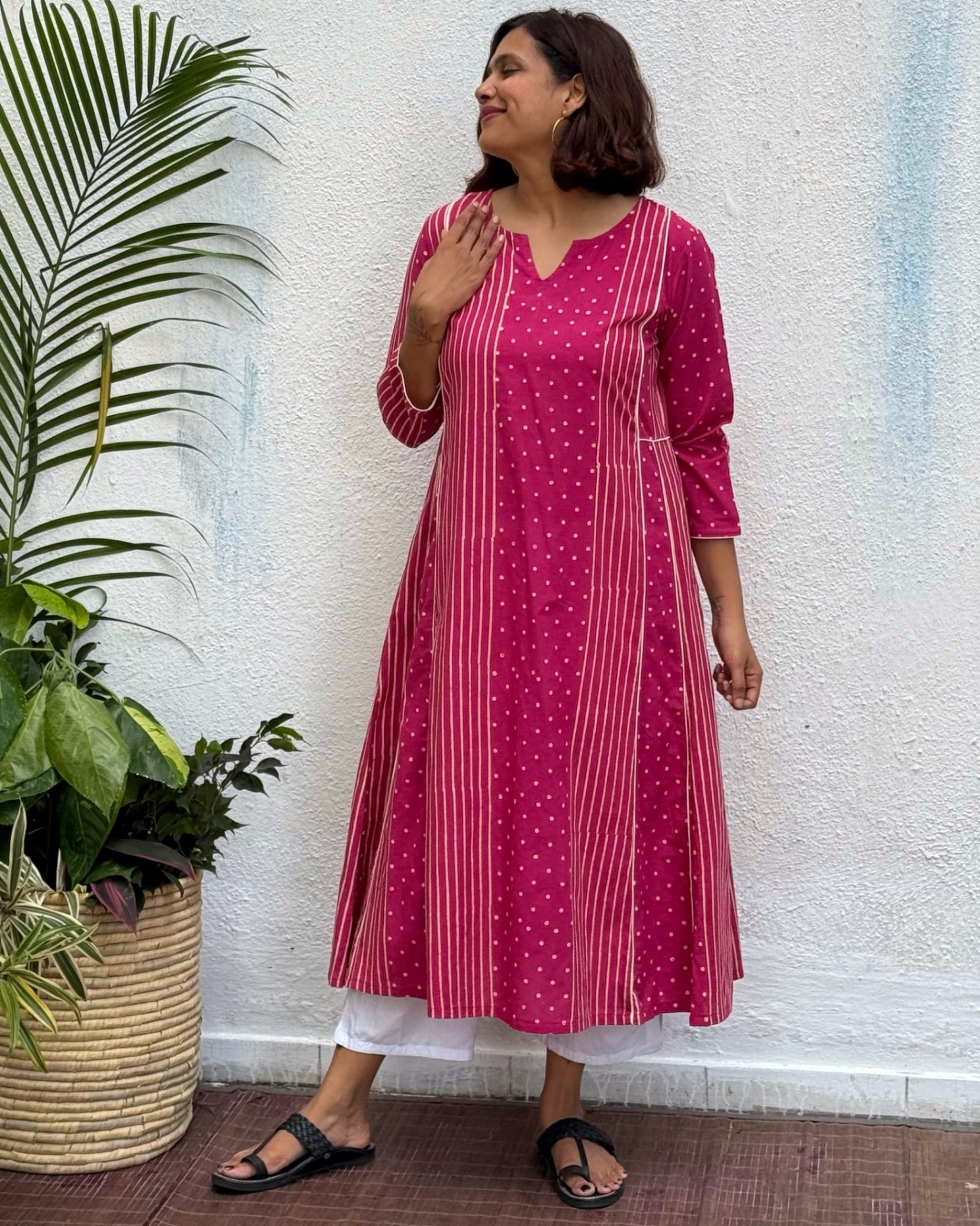 Madhabi Block Printed Cotton Kurti