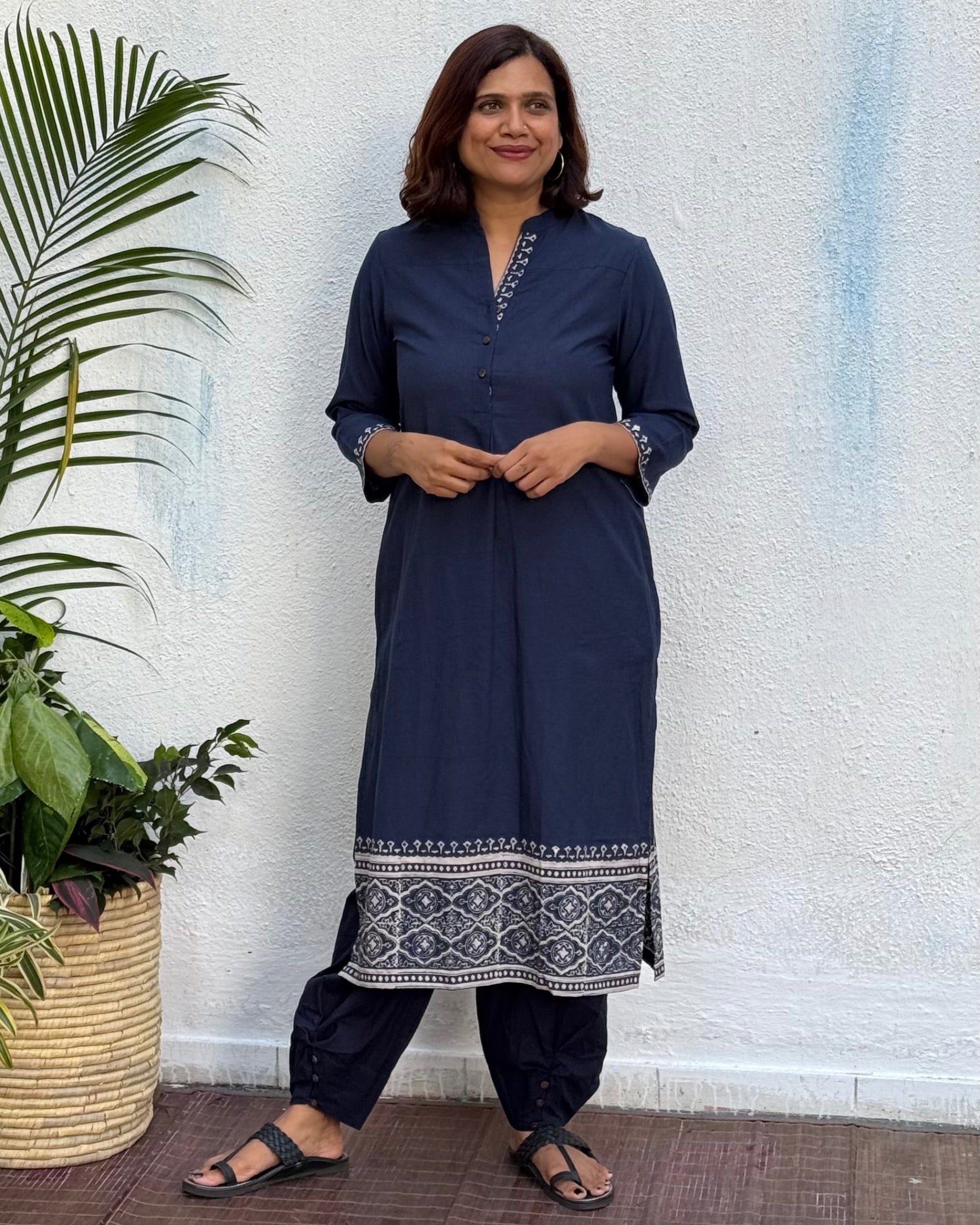 Chashni Block Printed Cotton Kurti