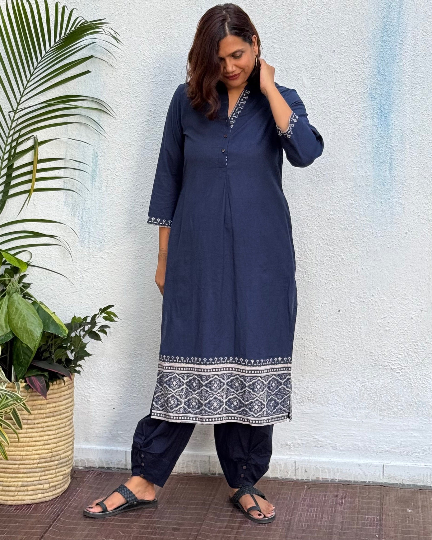 Chashni Block Printed Cotton Kurti