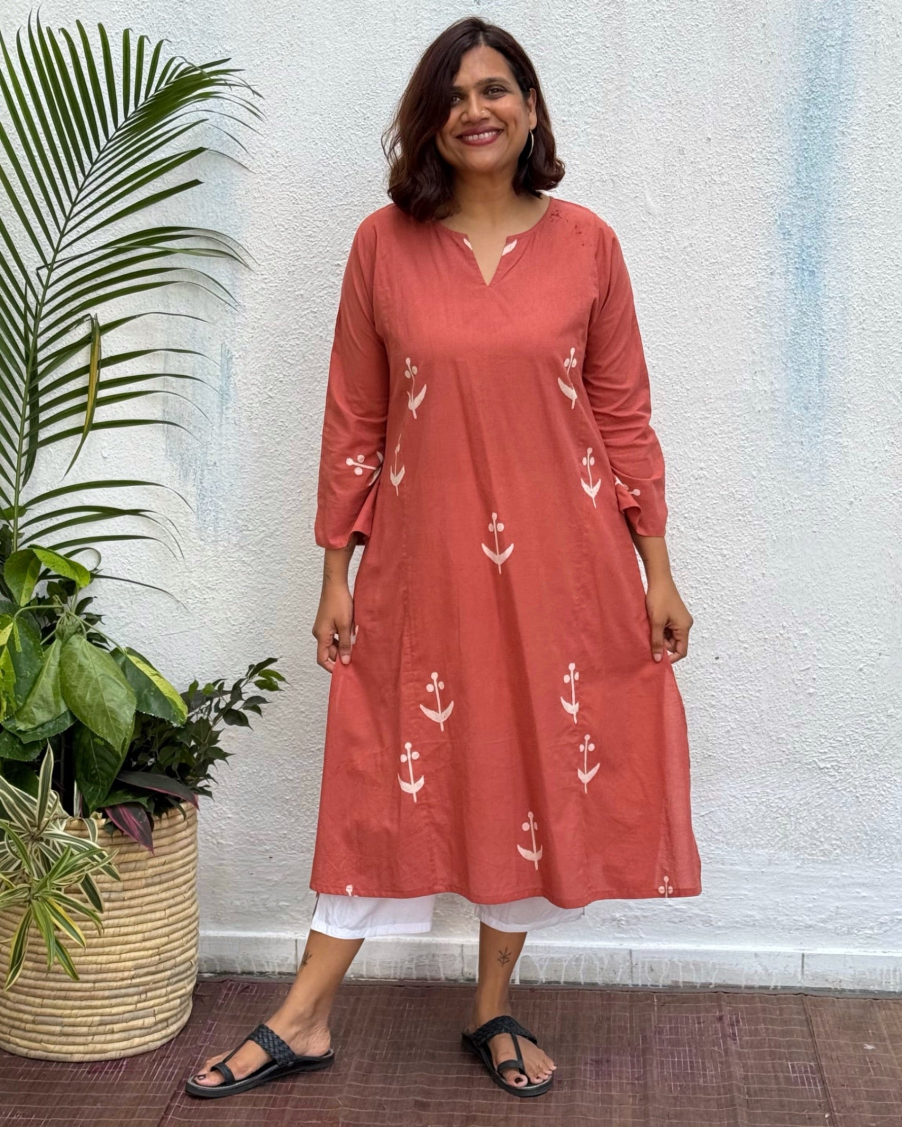 Shama Block Printed Cotton Kurti