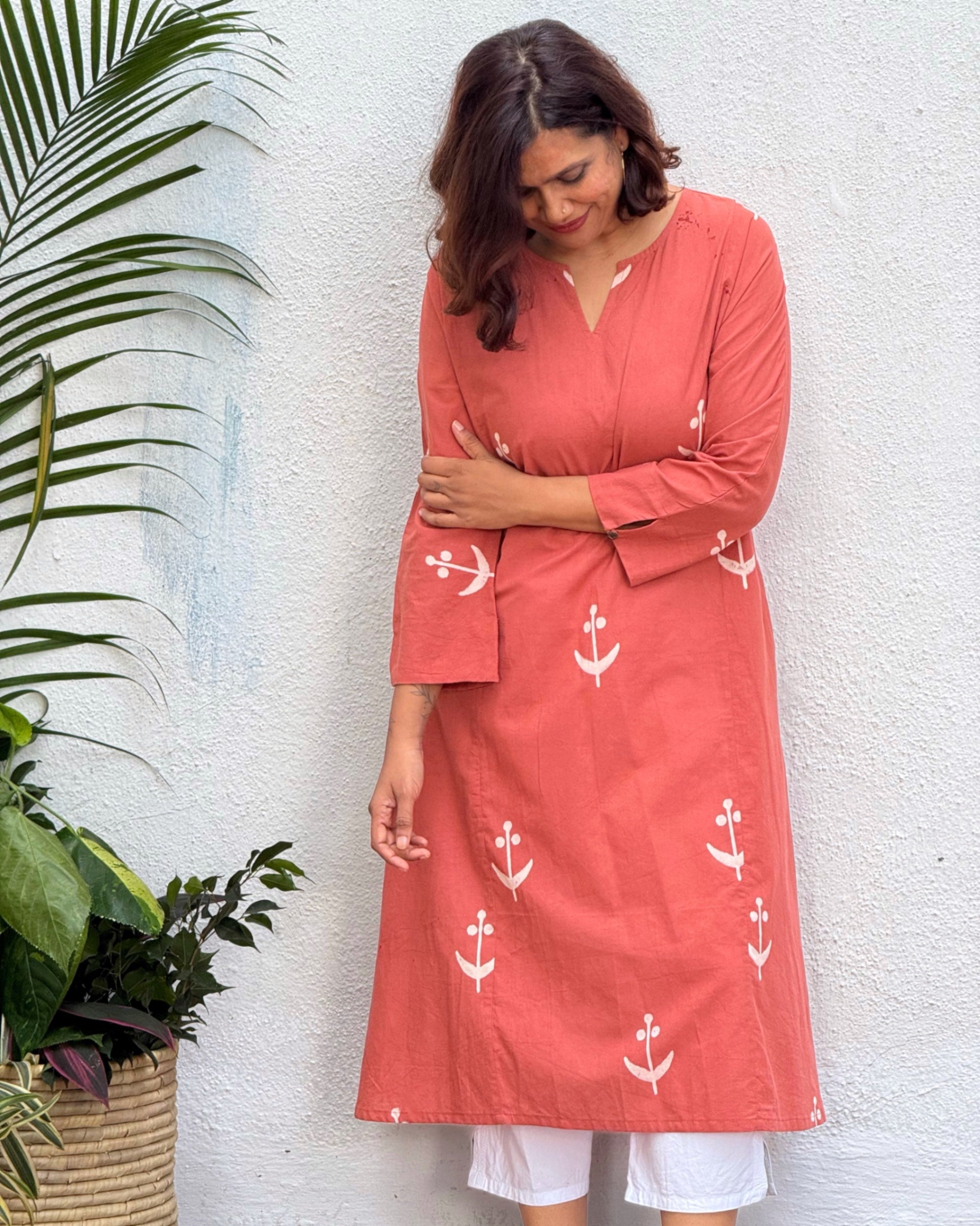 Shama Block Printed Cotton Kurti