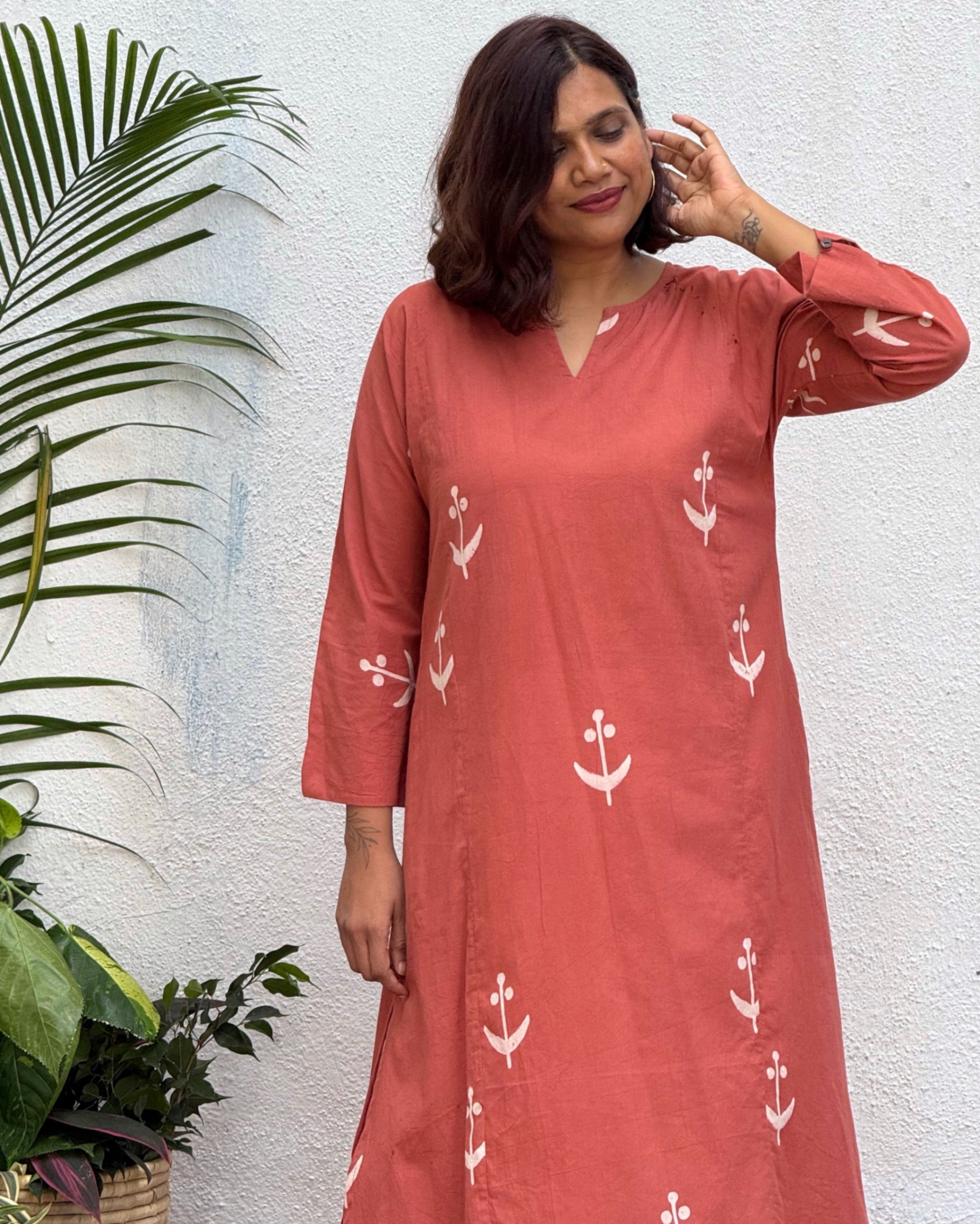 Shama Block Printed Cotton Kurti