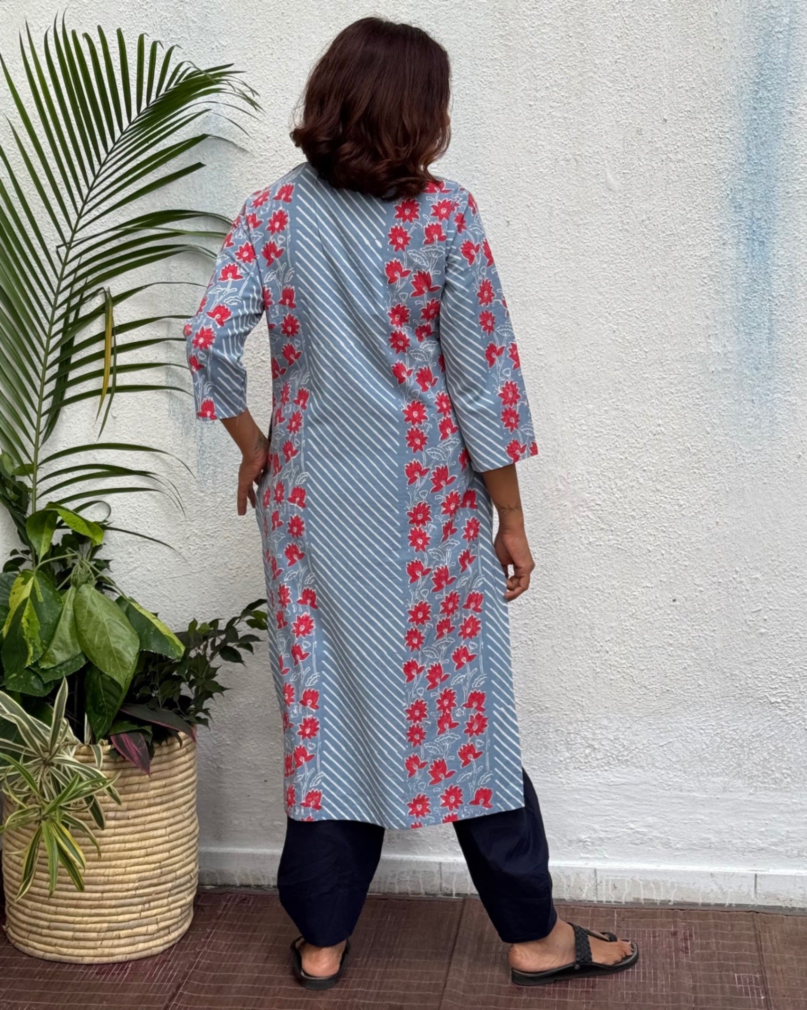 Noorani Block Printed Cotton Kurti