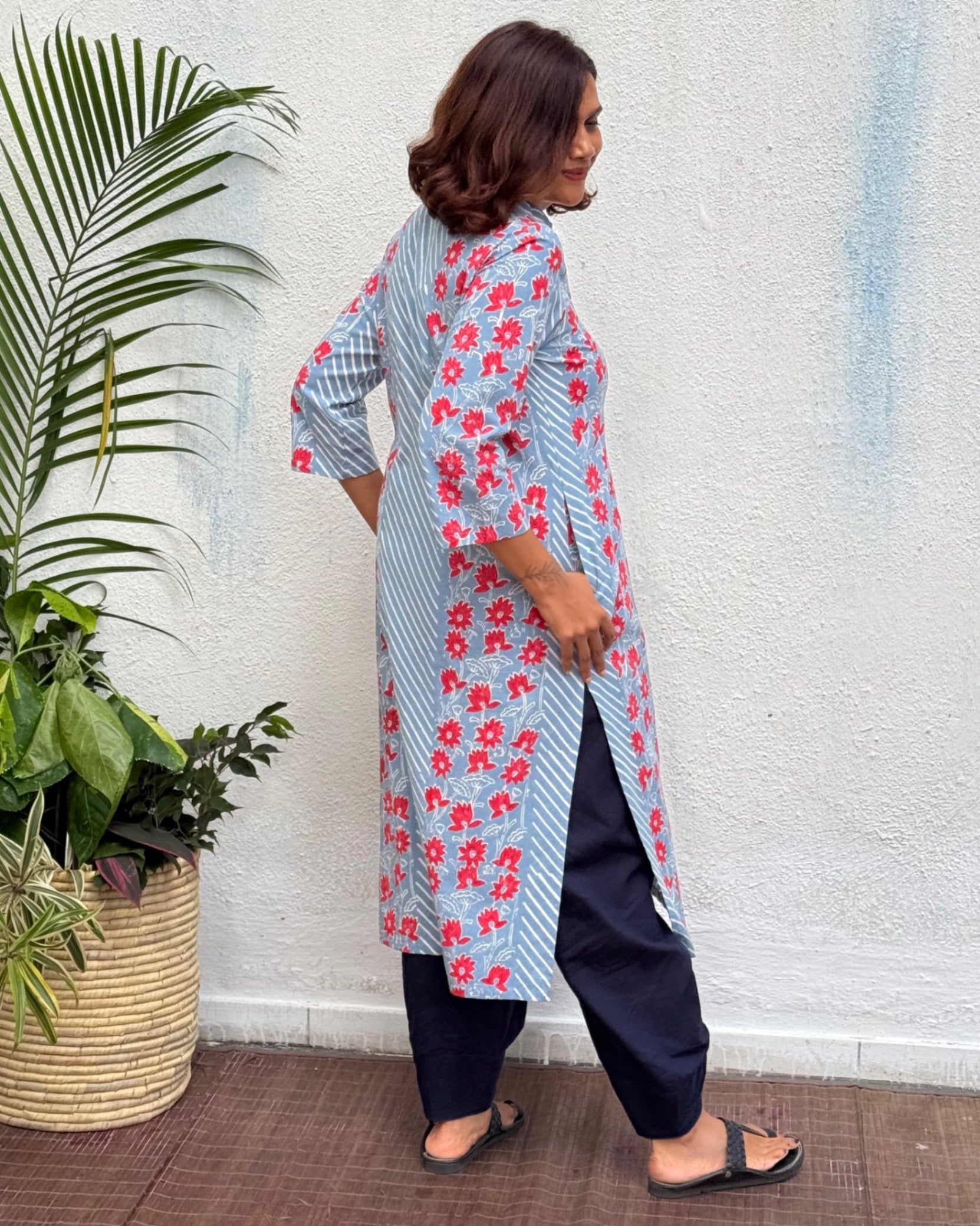 Noorani Block Printed Cotton Kurti