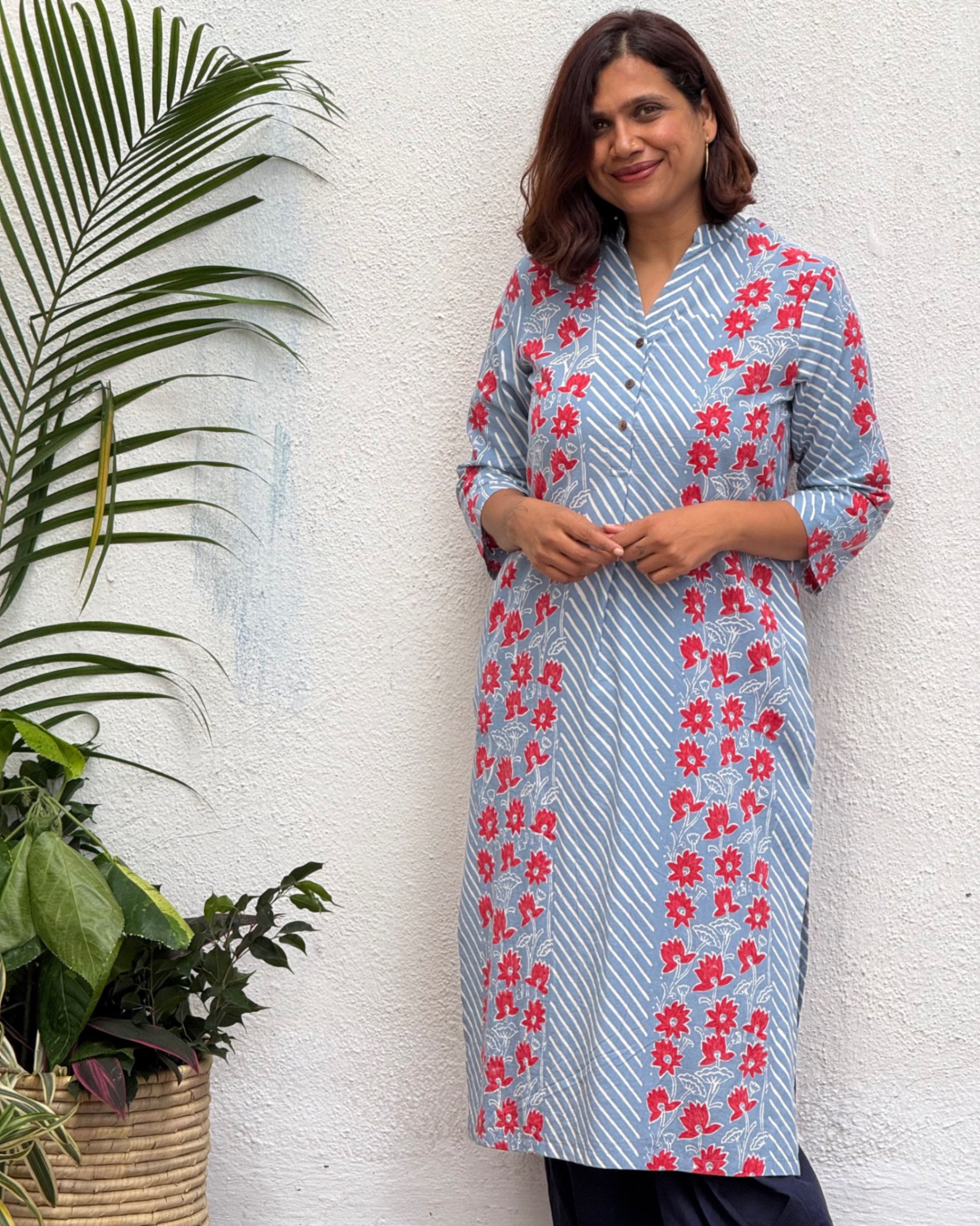 Noorani Block Printed Cotton Kurti