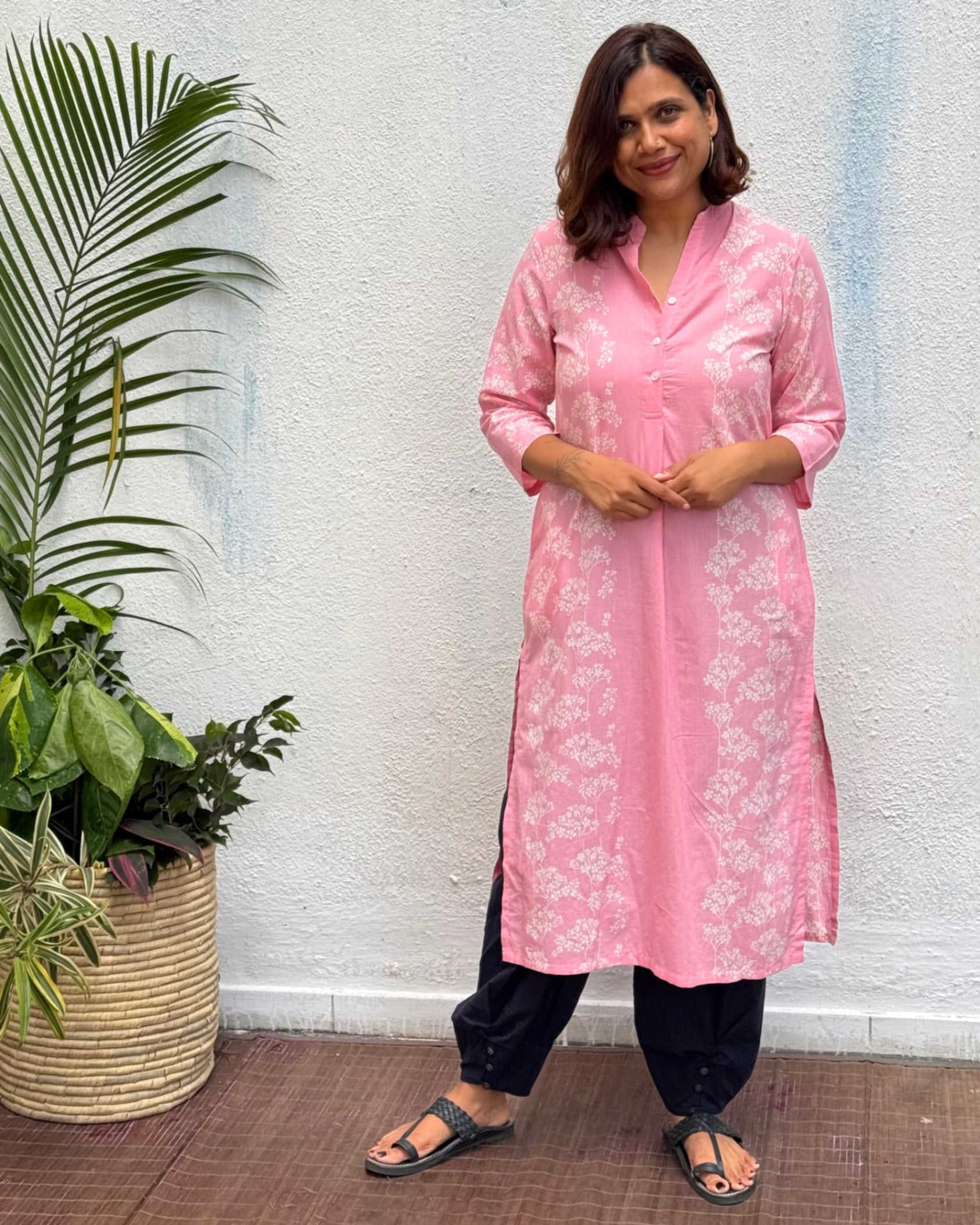 Mannat Block Printed Cotton Kurti