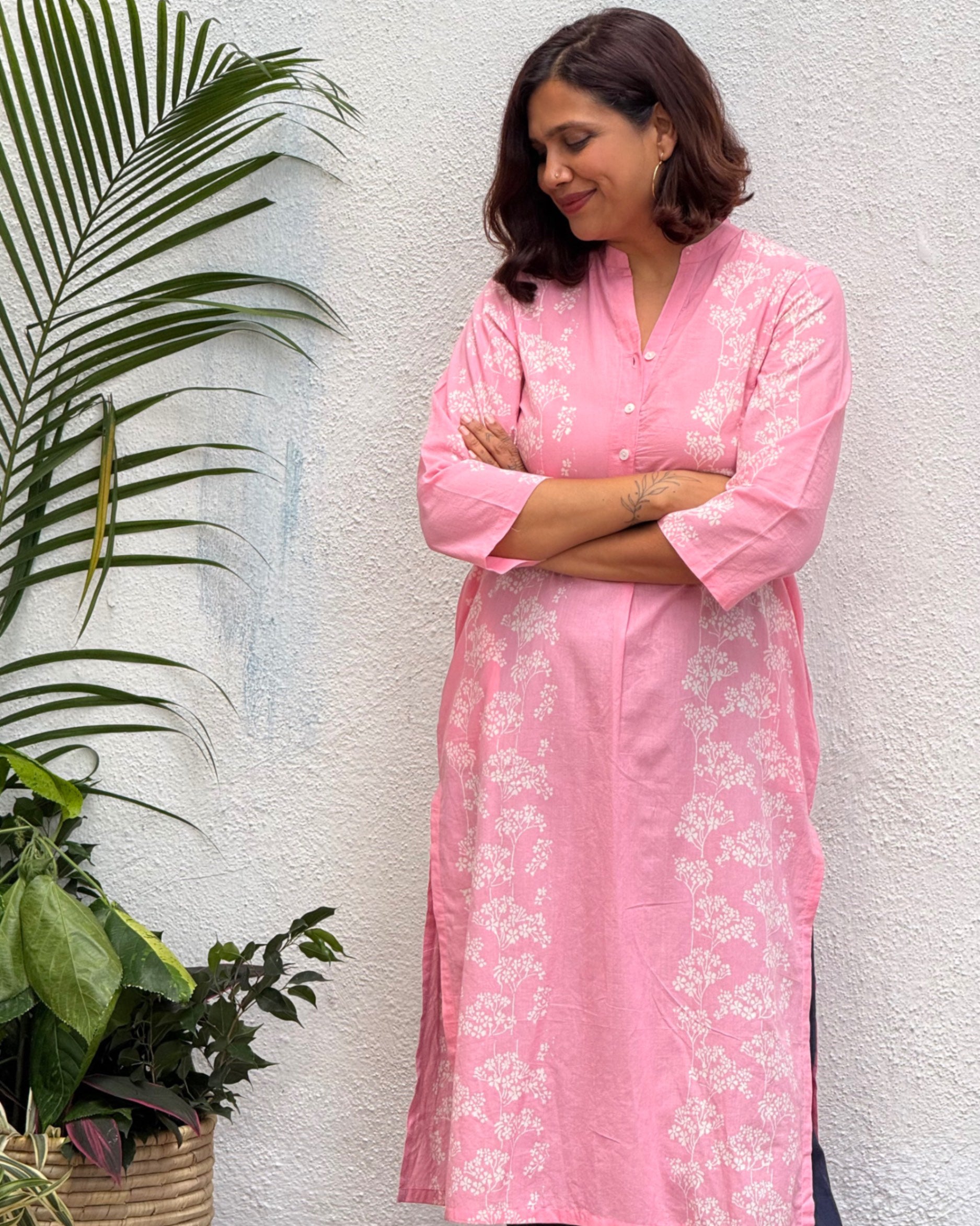 Mannat Block Printed Cotton Kurti