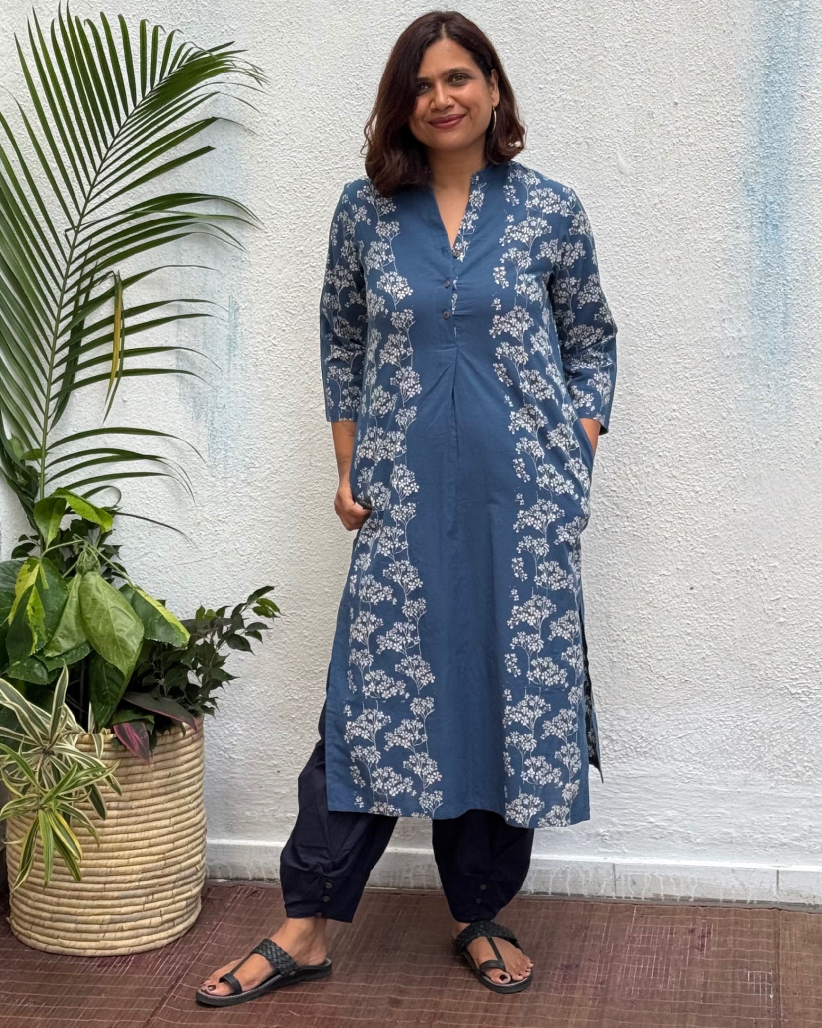 Ashalata Block Printed Cotton Kurti